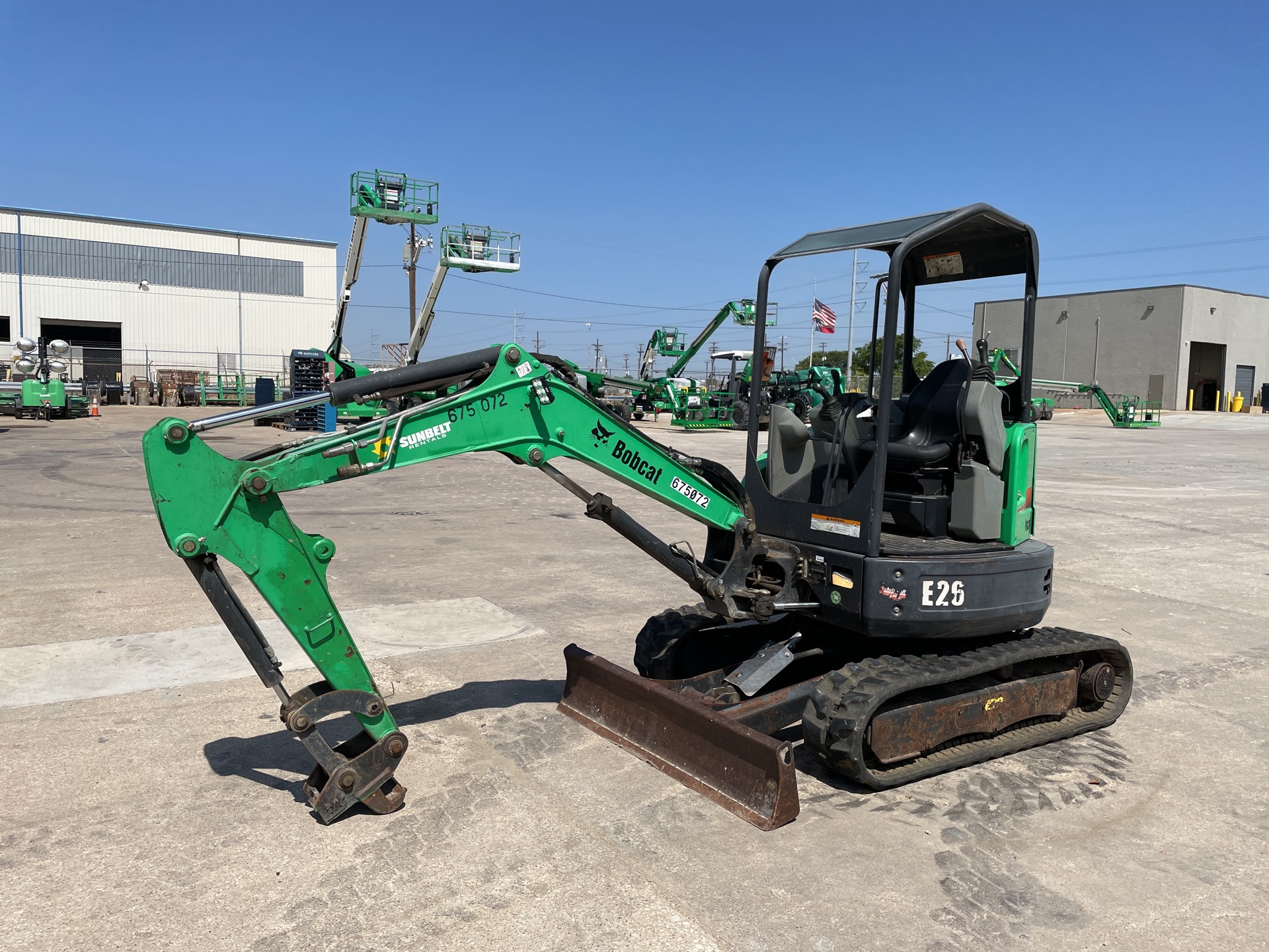 2014 Bobcat E26 Mini Excavator