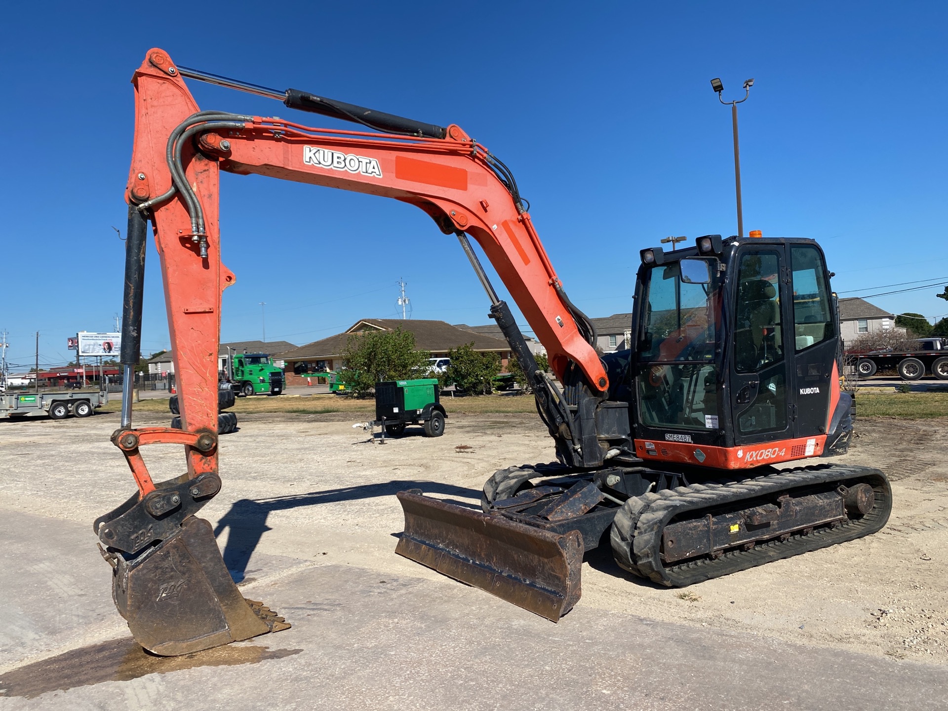 2016 Kubota KX080-4 Mini Excavator