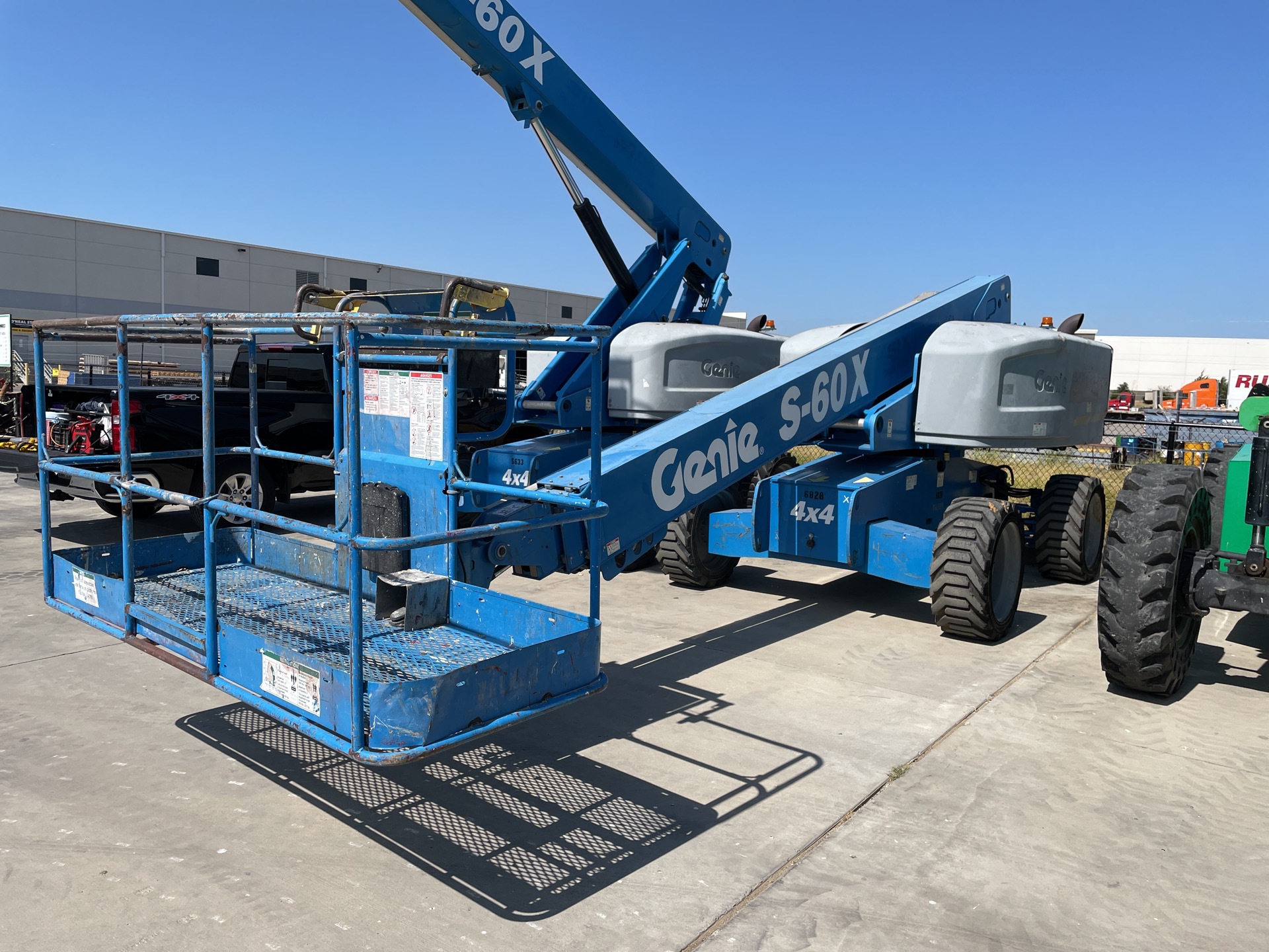 2015 Genie S-60X 4WD Diesel Telescopic Boom Lift