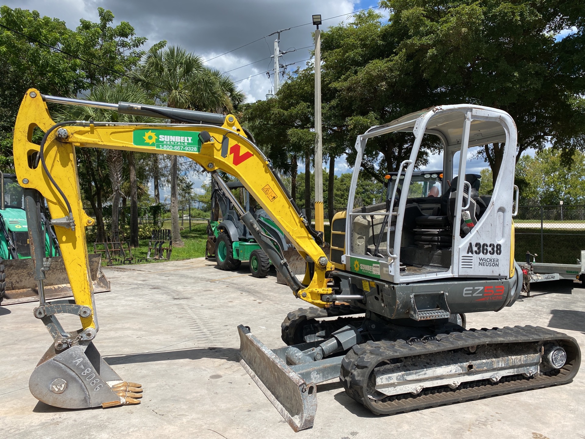 2017 Wacker Neuson EZ53 Mini Excavator