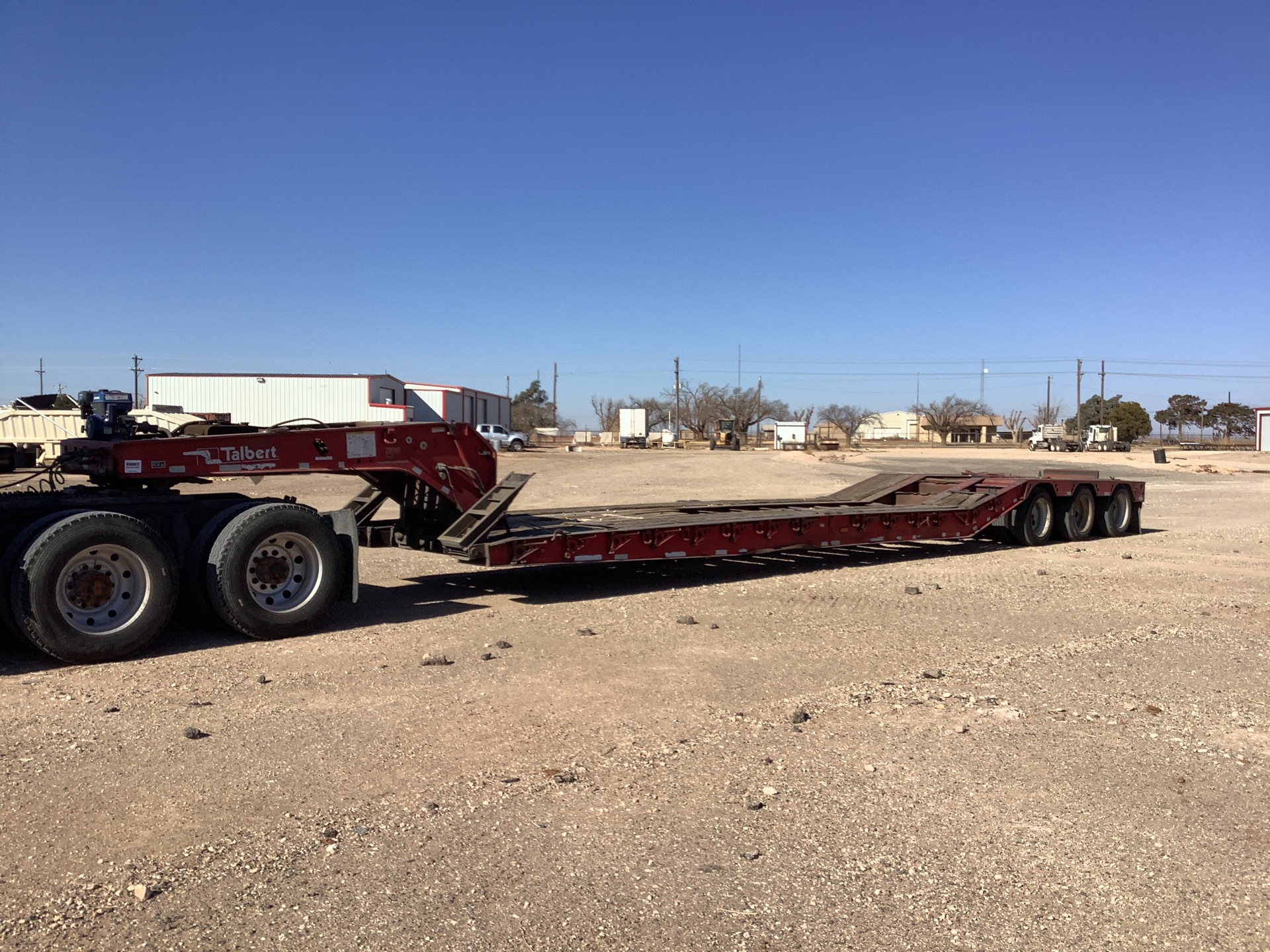 2003 Talbert T3DW-50-HRG Removable Gooseneck Lowboy Trailer