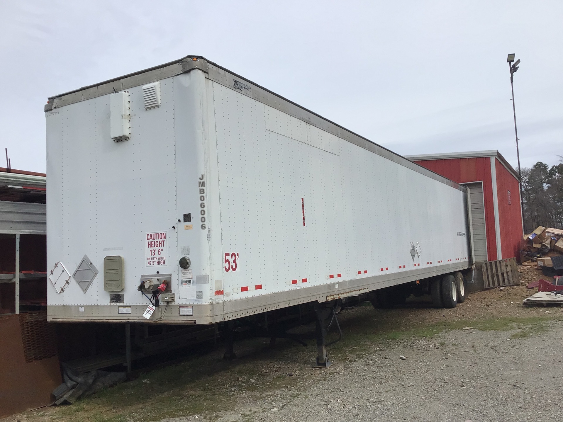 2006 Great Dane 7411TP-101A 53 ft T/A Van Trailer