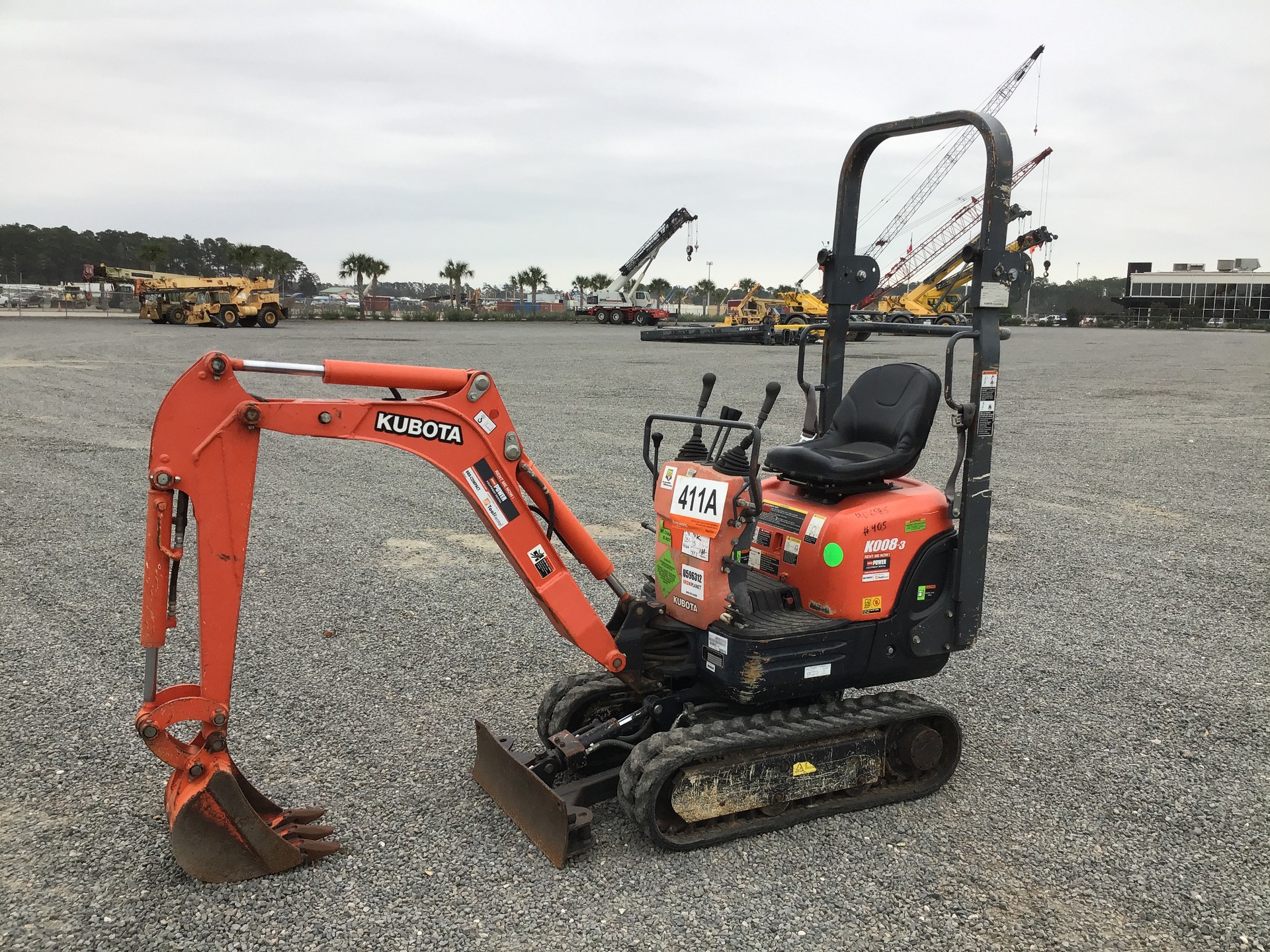 2016 Kubota K008-3 VG Mini Excavator