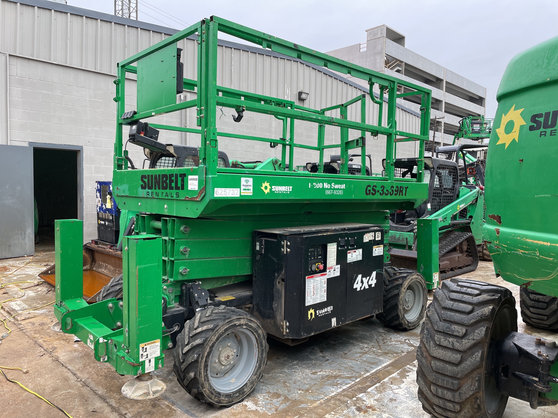 2014 Genie GS-3369RT Diesel 4x4 Scissor Lift