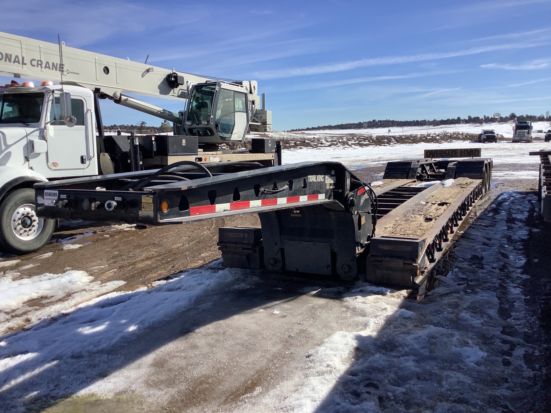 2010 Trail King TK110HDG533 55 Ton Tri/A Lowboy Trailer