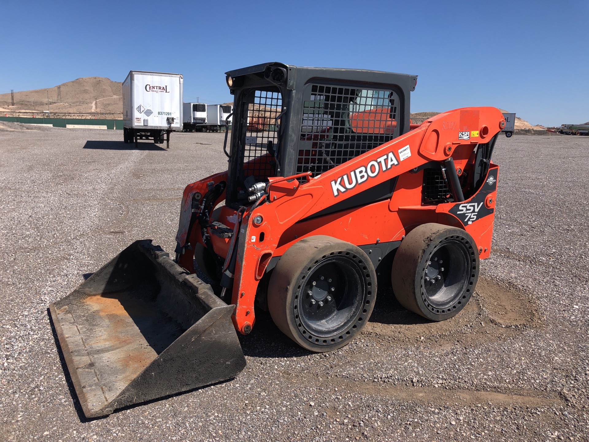 2019 Kubota SSV75 PFR Two-Speed Skid Steer Loader