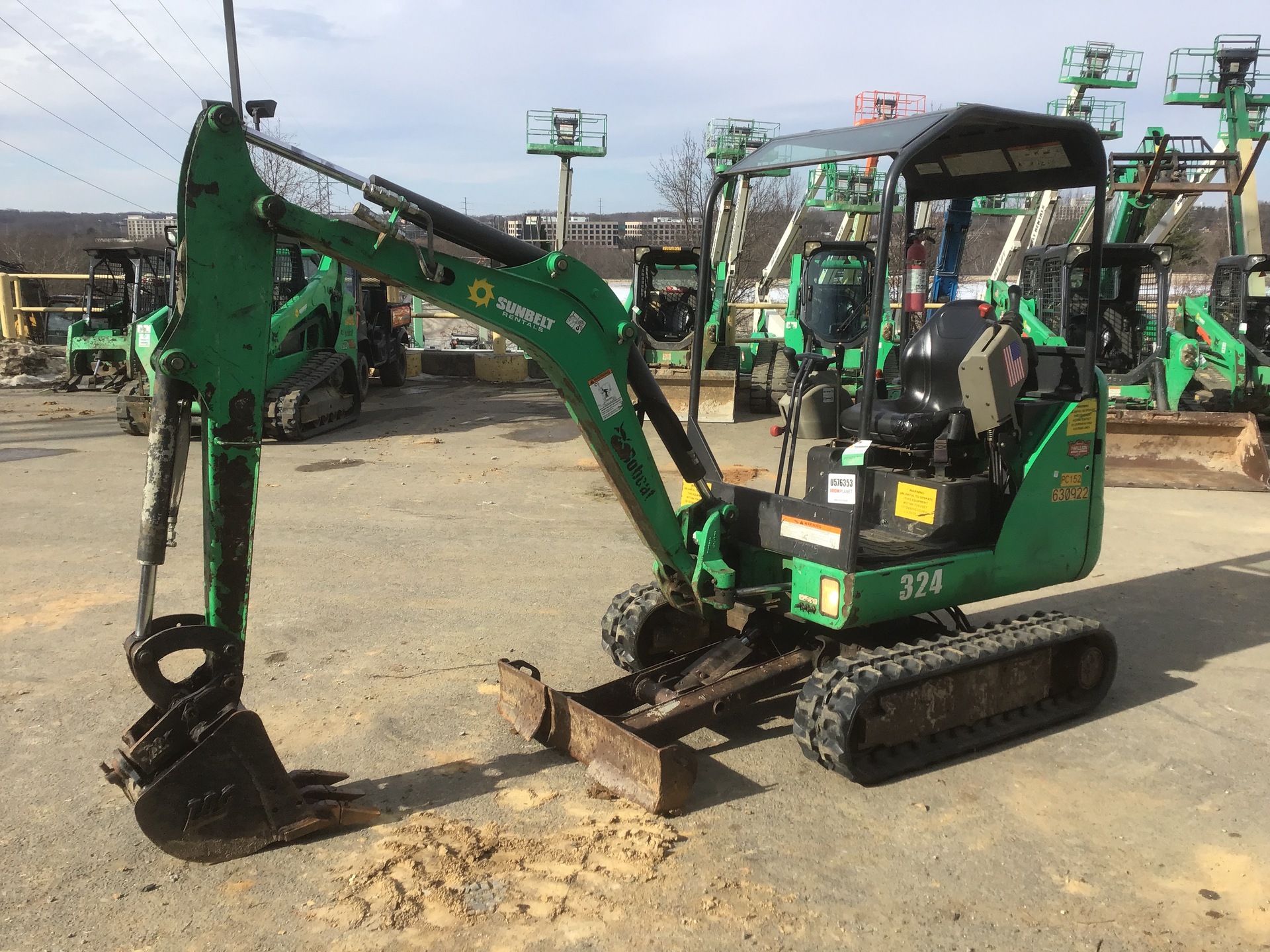 2014 Bobcat 324M Mini Excavator