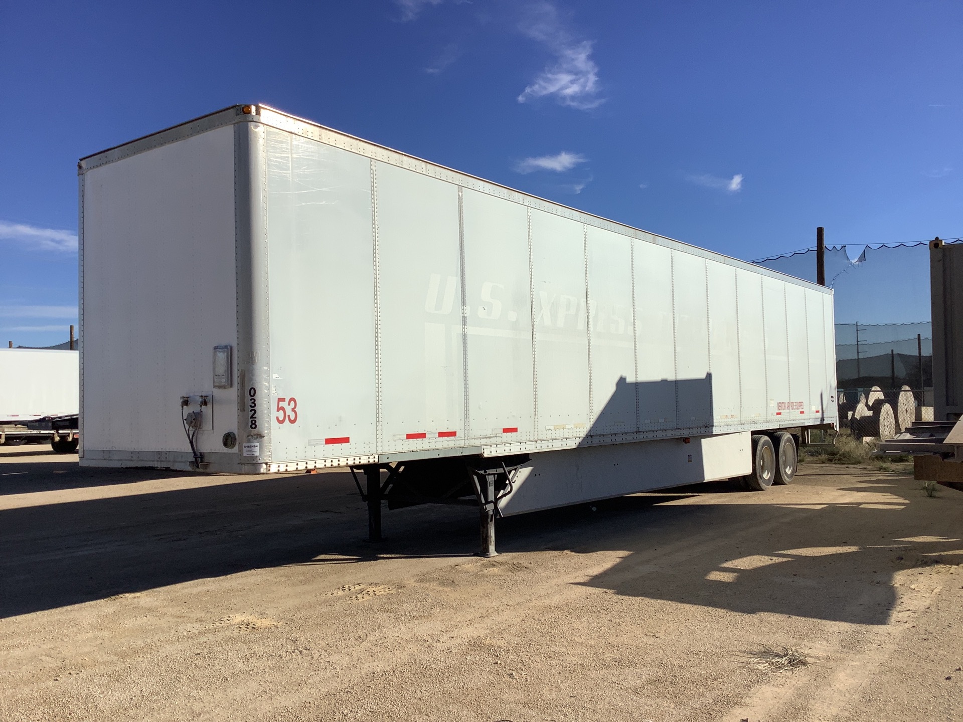 2003 Wabash 52 ft 8 in x 102 in T/A Van Trailer