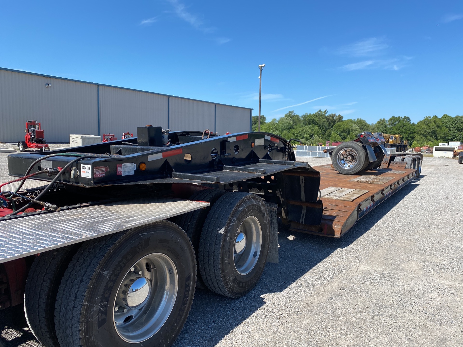 1999 Liddell 100K-LB 60000 lb 24 ft Tri/A Removable Gooseneck Lowboy Trailer