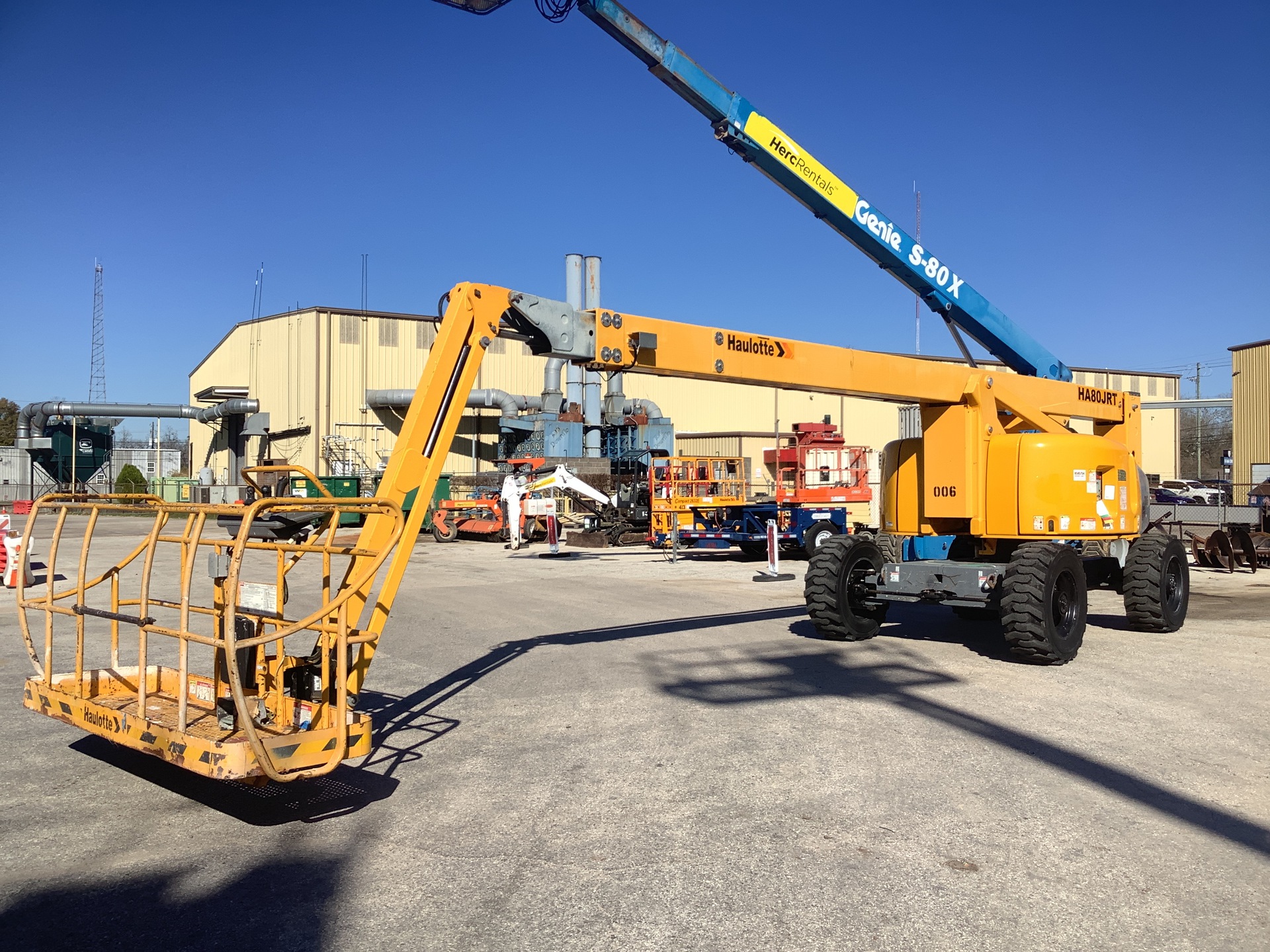 2015 Haulotte HA80JRT 4WD Diesel Articulating Boom Lift