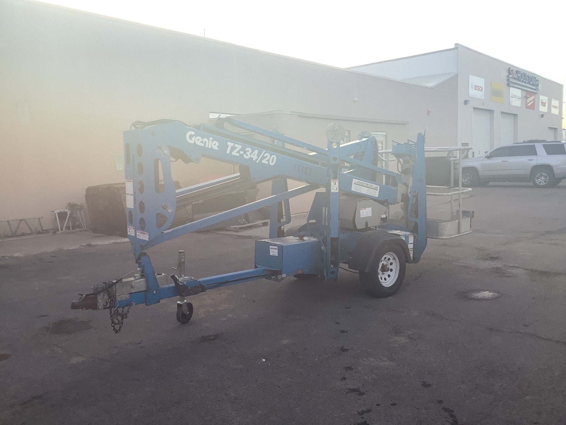 2016 Genie TZ34/20 Trailer Mounted Electric Articulating Boom Lift