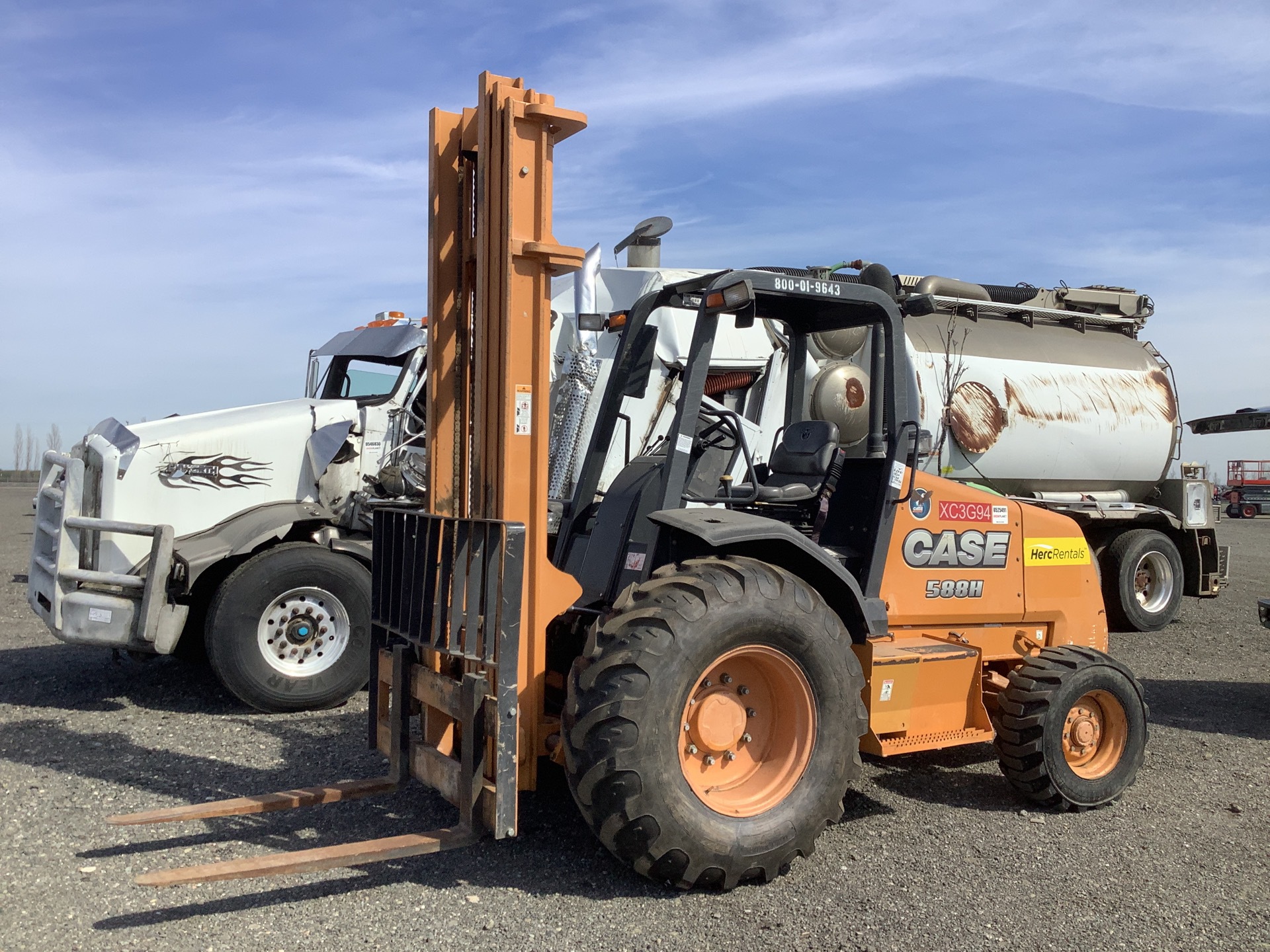 2014 Case 588H Rough Terrain Forklift