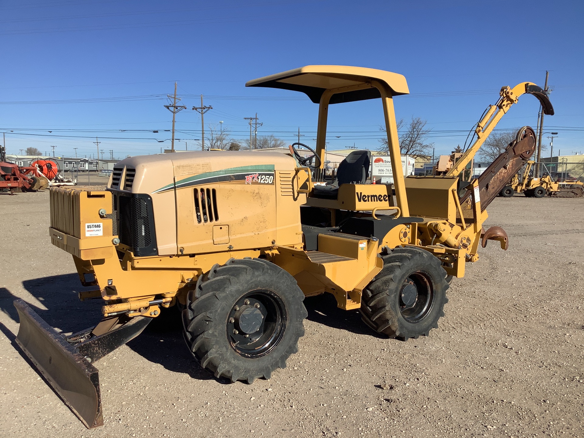 2008 Vermeer RTX1250 4x4 Trencher