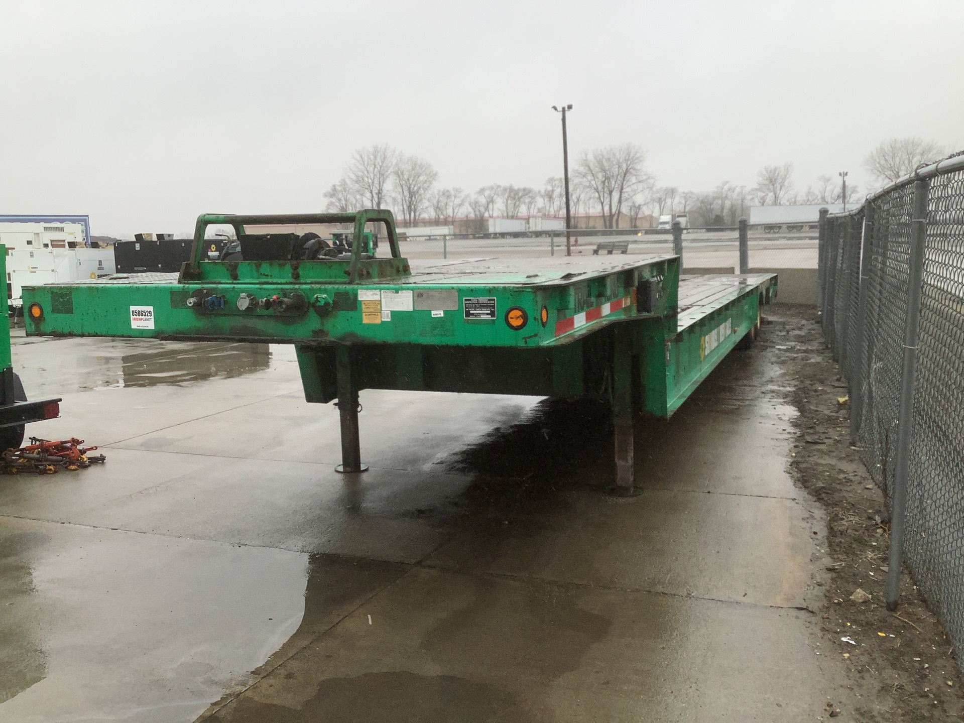 2011 Trail King TK70HT Hydraulic Tail Trailer