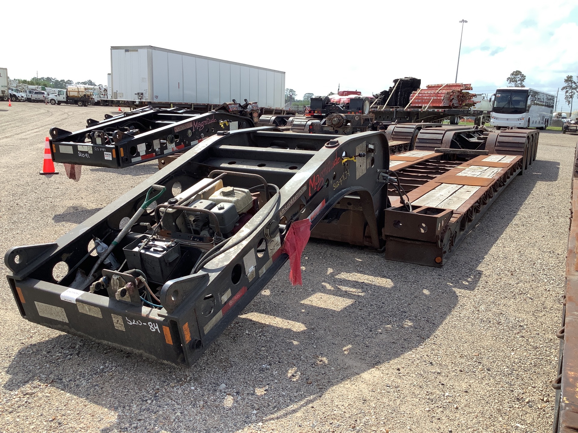 2012 Fontaine 45 ft Tri/A Removable Gooseneck Lowboy Trailer