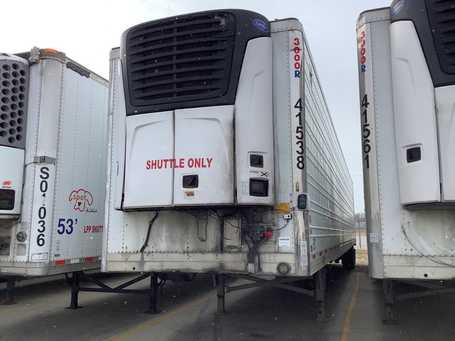 2014 Utility VS2RA 53 ft x 102 in T/A Refrigerated Trailer