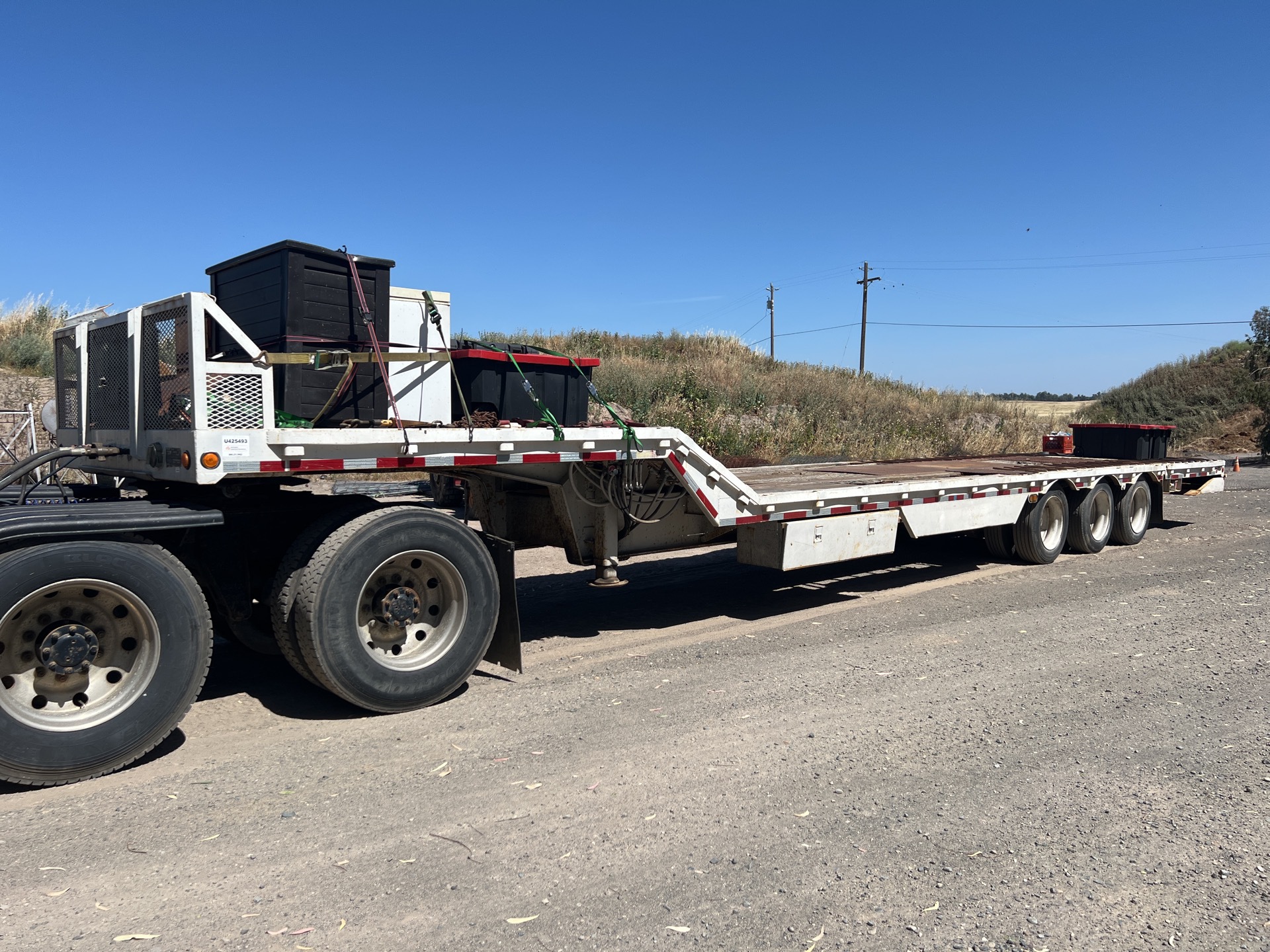 1999 Ledwell HT48102 45 ft Tri/A Step Deck Trailer