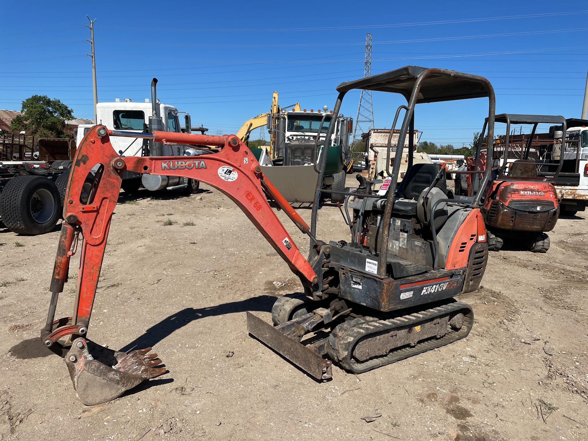 2012 Kubota KX41-3 Mini Excavator