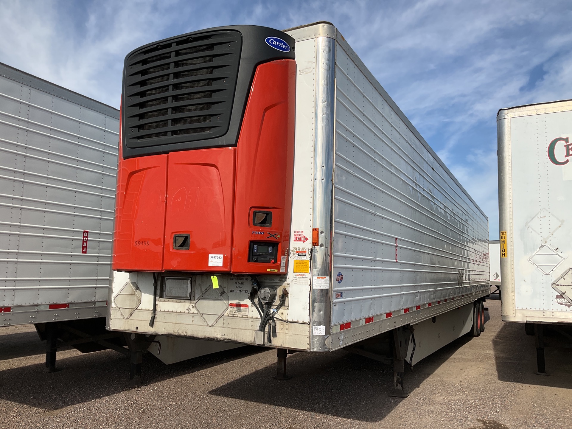 2014 Utility VS2RA 53 ft x 102 in T/A Refrigerated Trailer