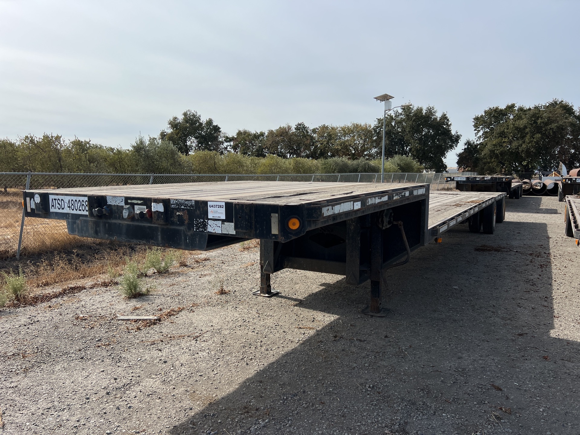 2003 Fontaine  48 ft Spread Axle Step Deck Trailer