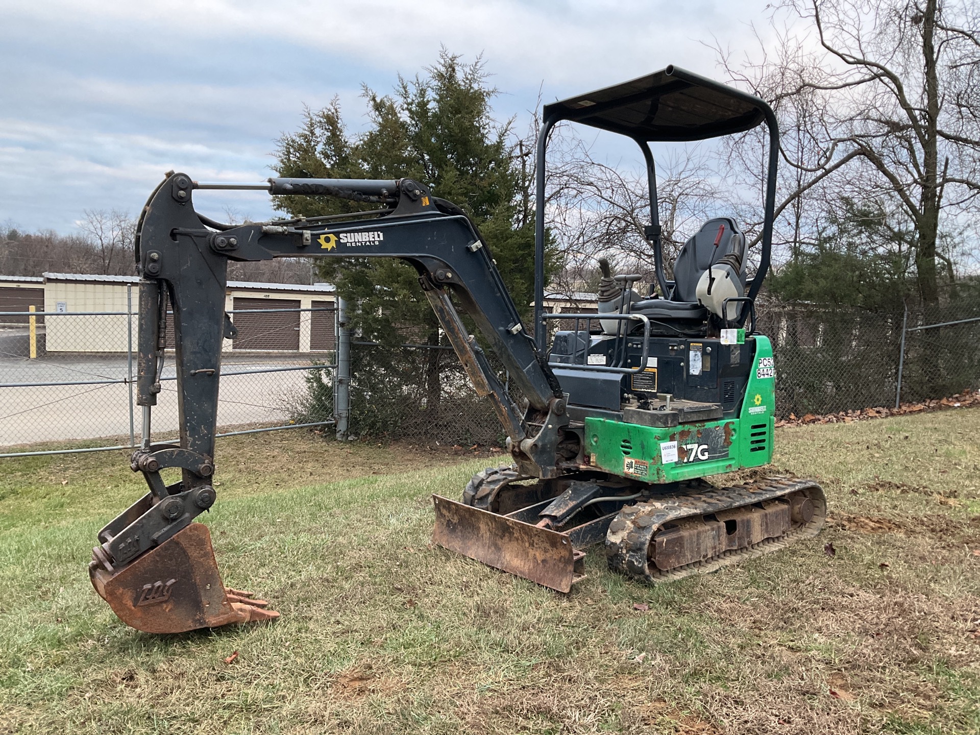 2016 John Deere 17G Mini Excavator