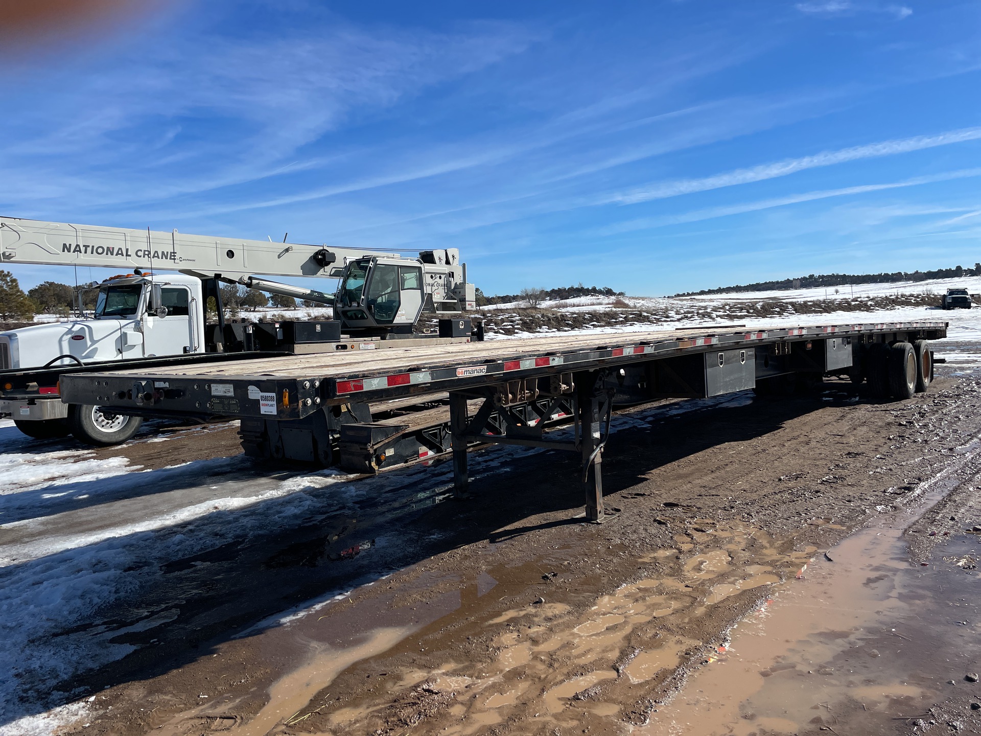 2015 Manac 10253K011 Flatbed Trailer