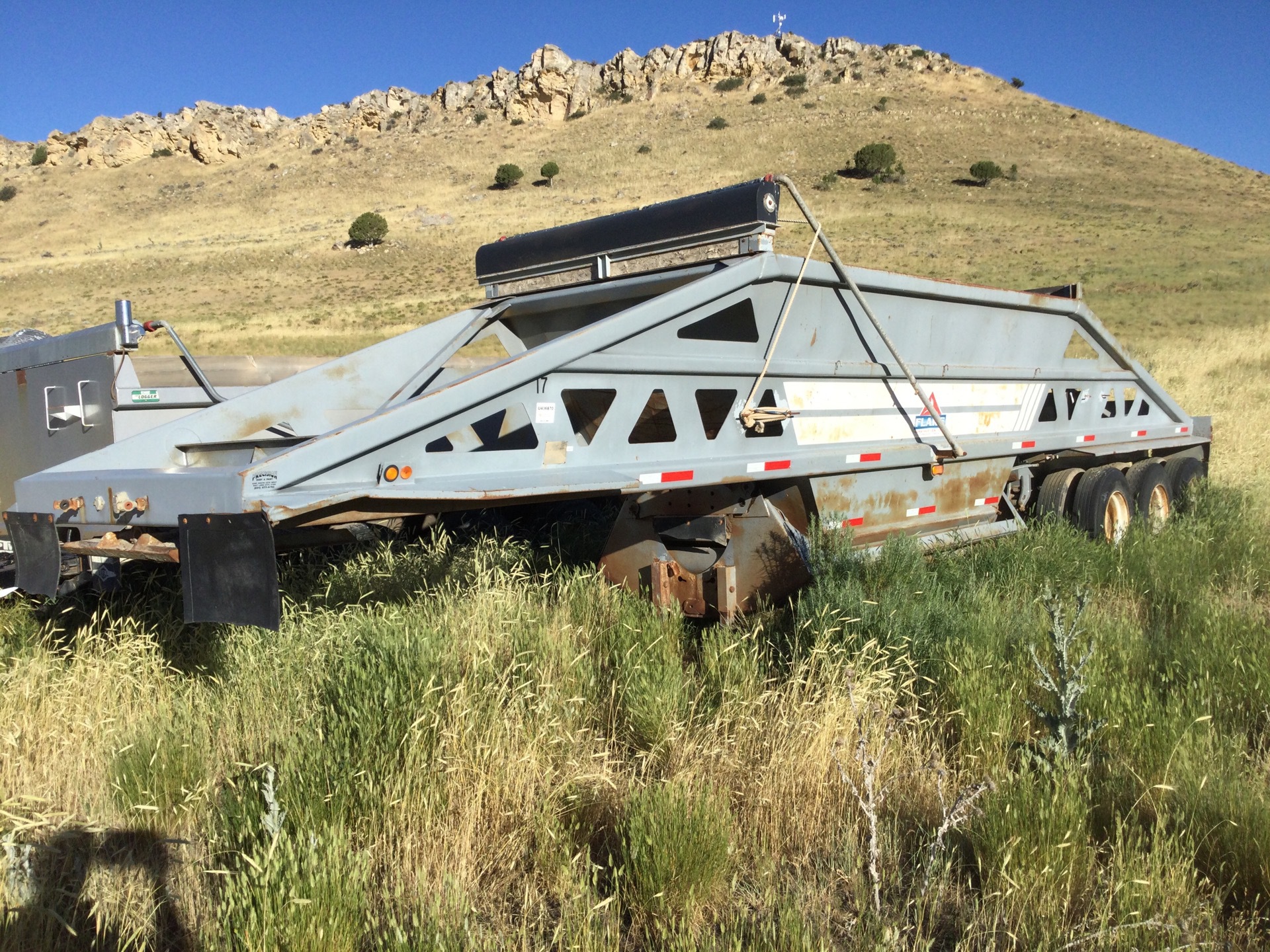 1992 Load King Tri/A Belly Dump Trailer