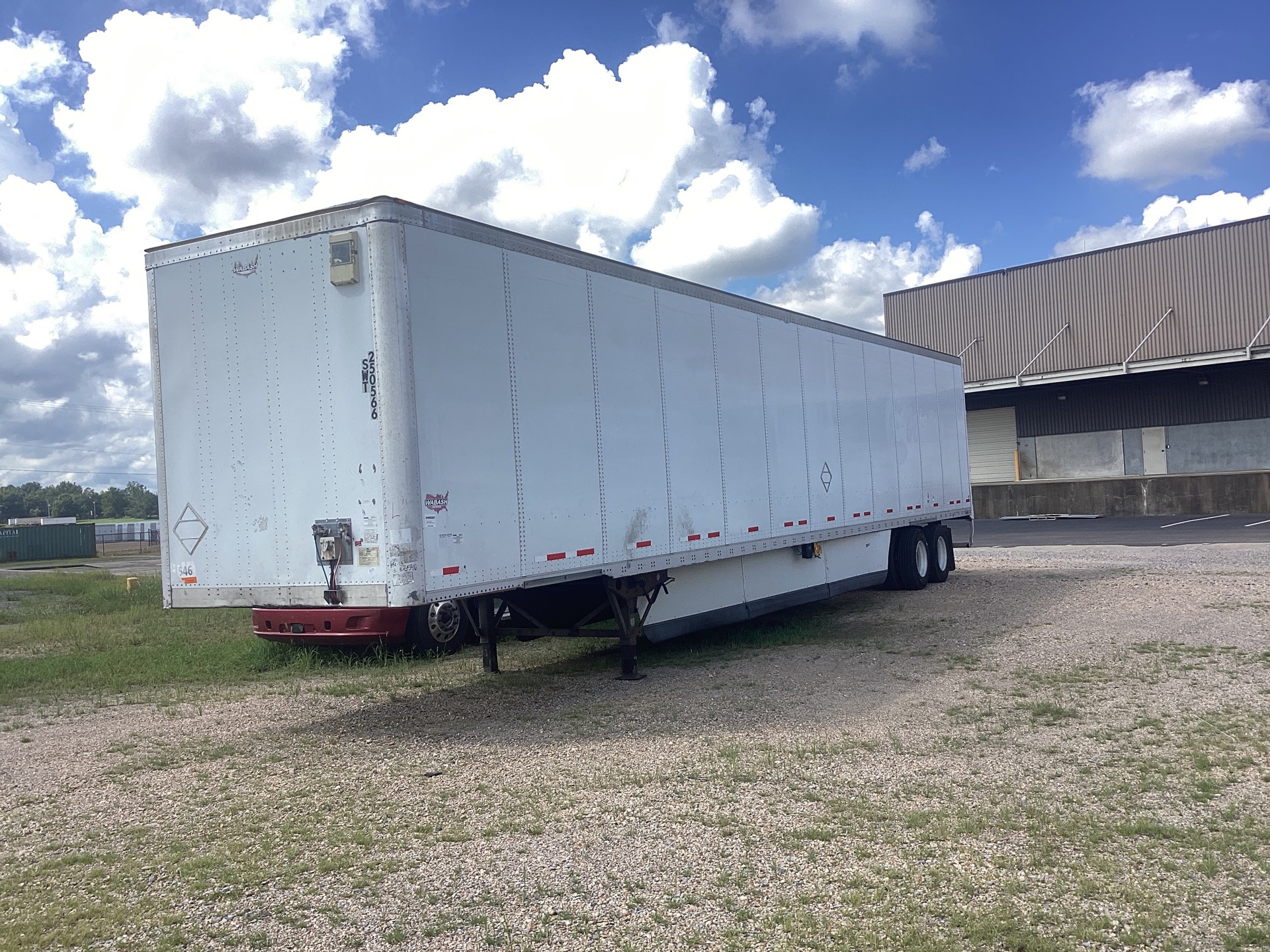 2012 Wabash DVCVHPC 53 ft T/A Van Trailer