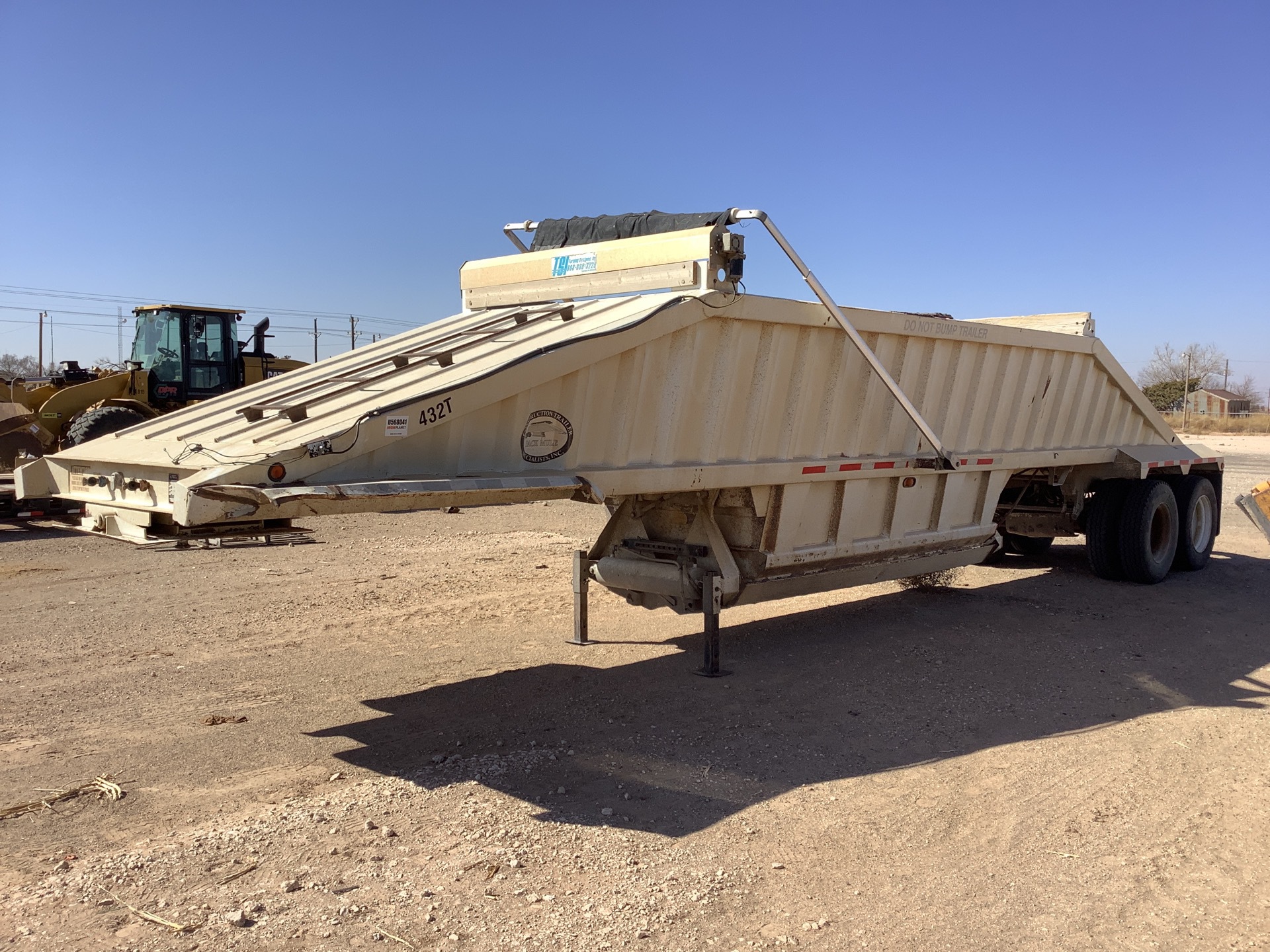 2008 CTS T/A Belly Dump Trailer