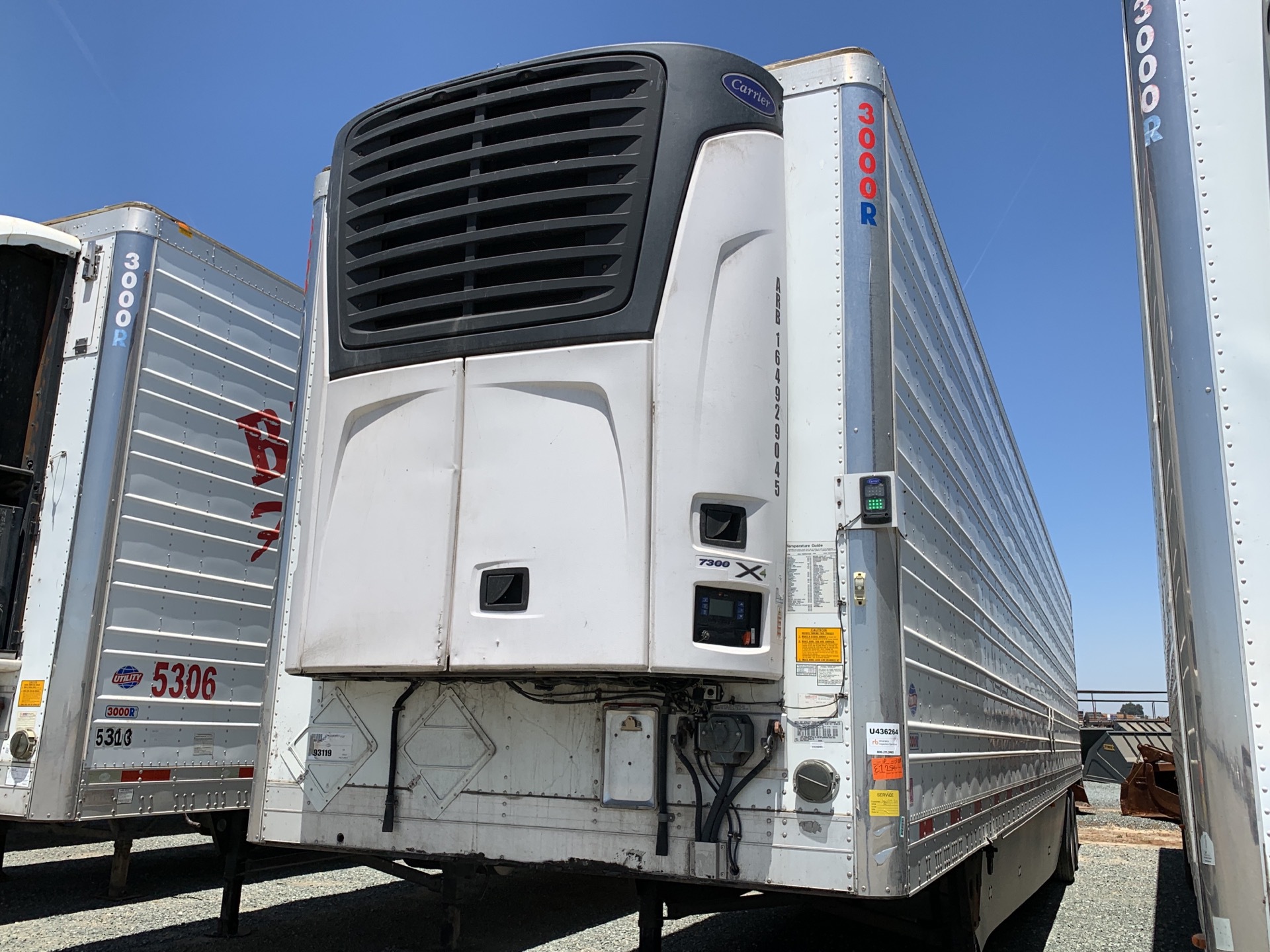 2017 Utility VS2RA T/A Refrigerated Trailer