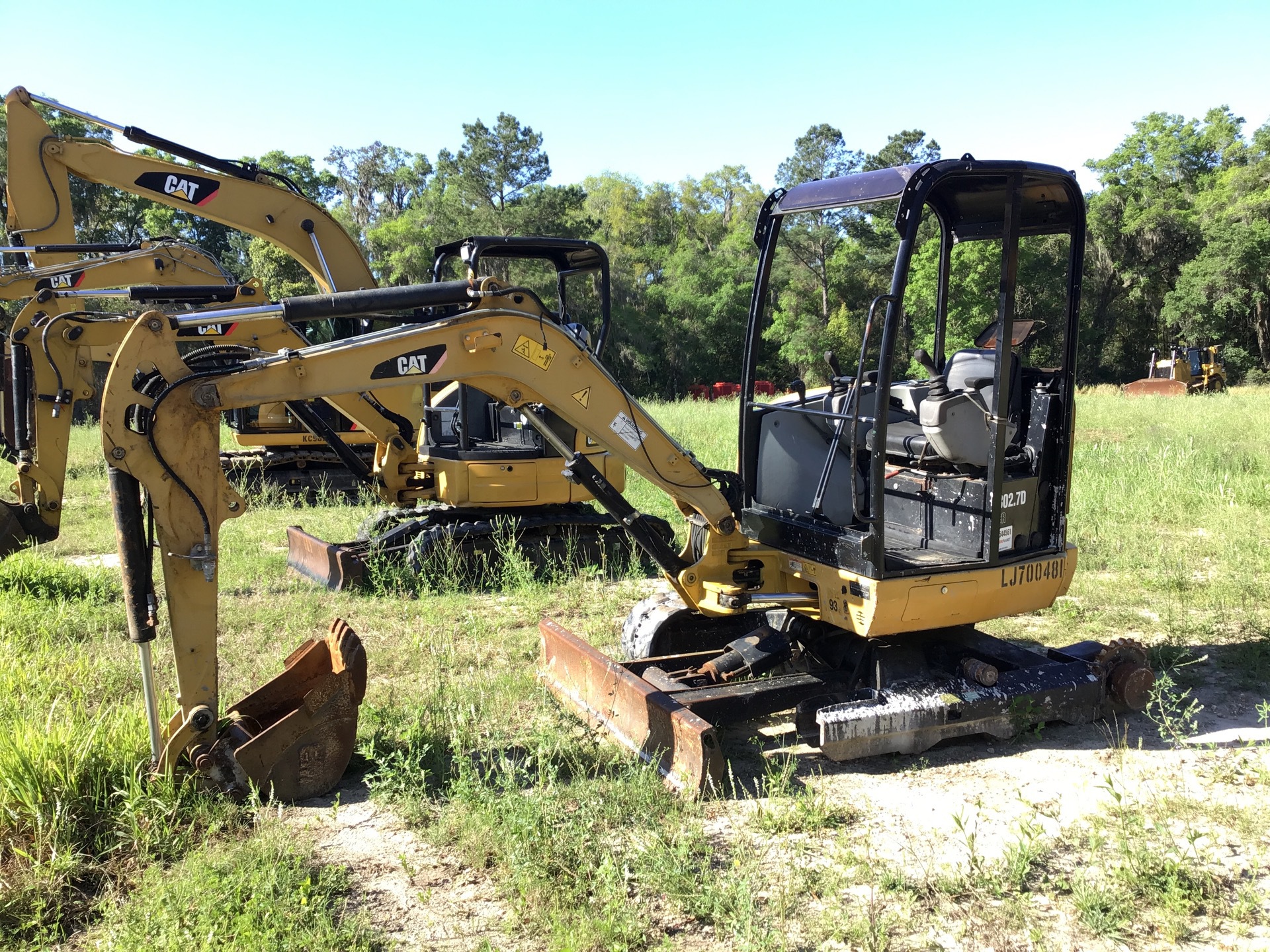 2015 Cat 302.7DCR Mini Excavator