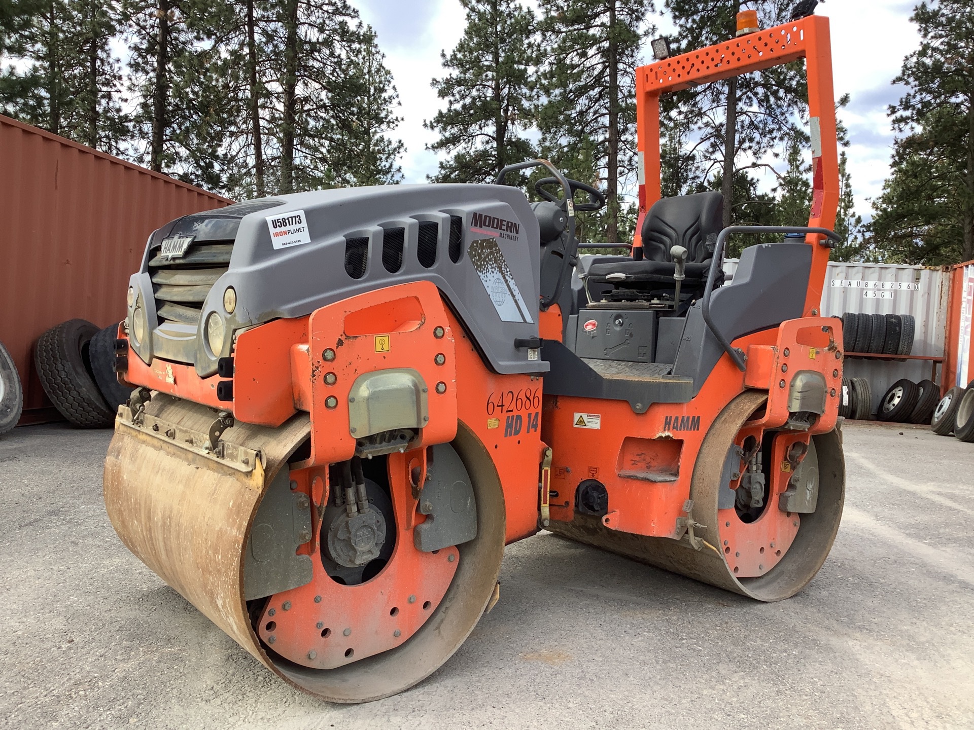 2012 Hamm HD14VV Vibratory Double Drum Roller