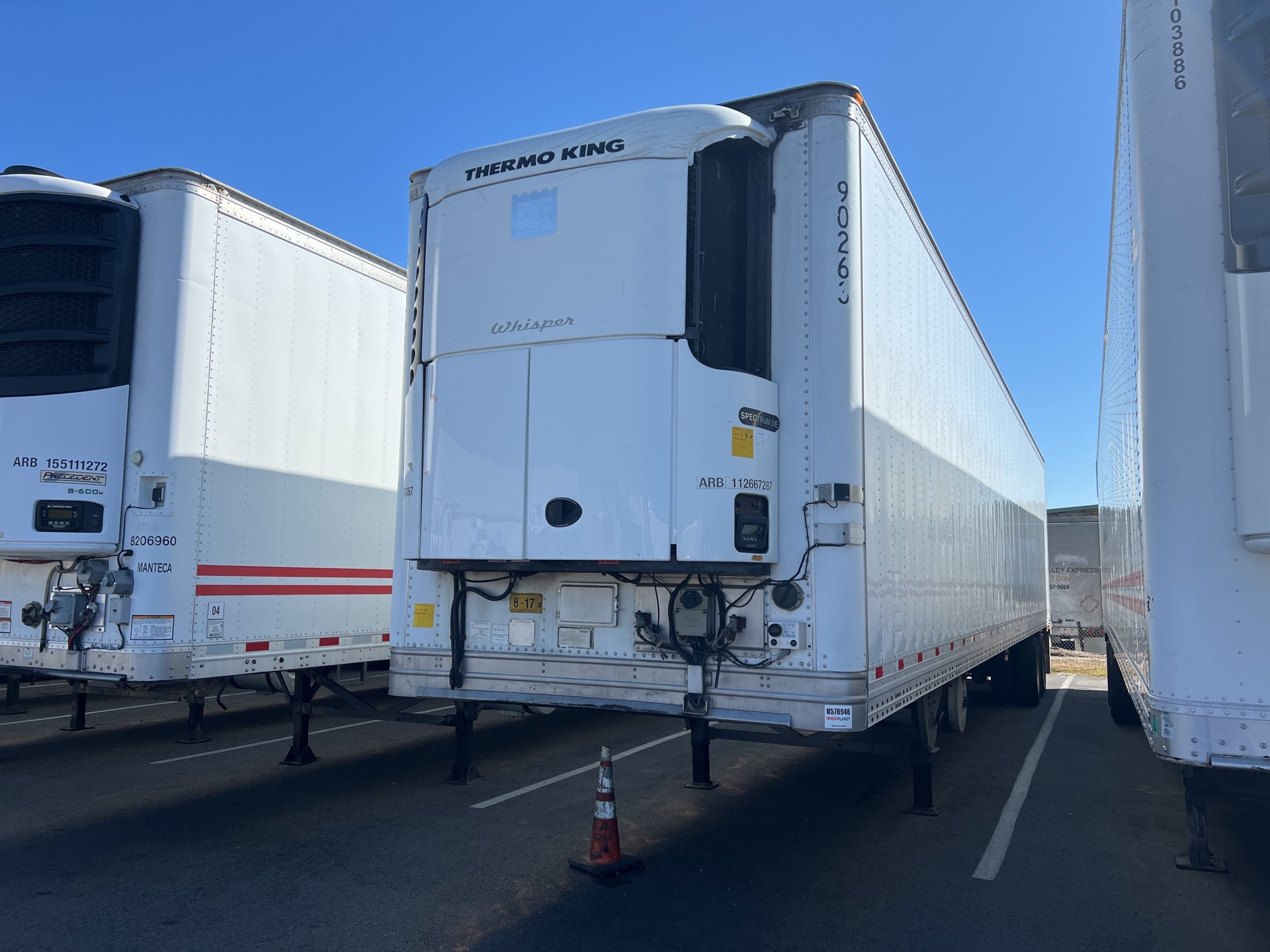 2012 Hyundai Translead 48 ft T/A Van Trailer