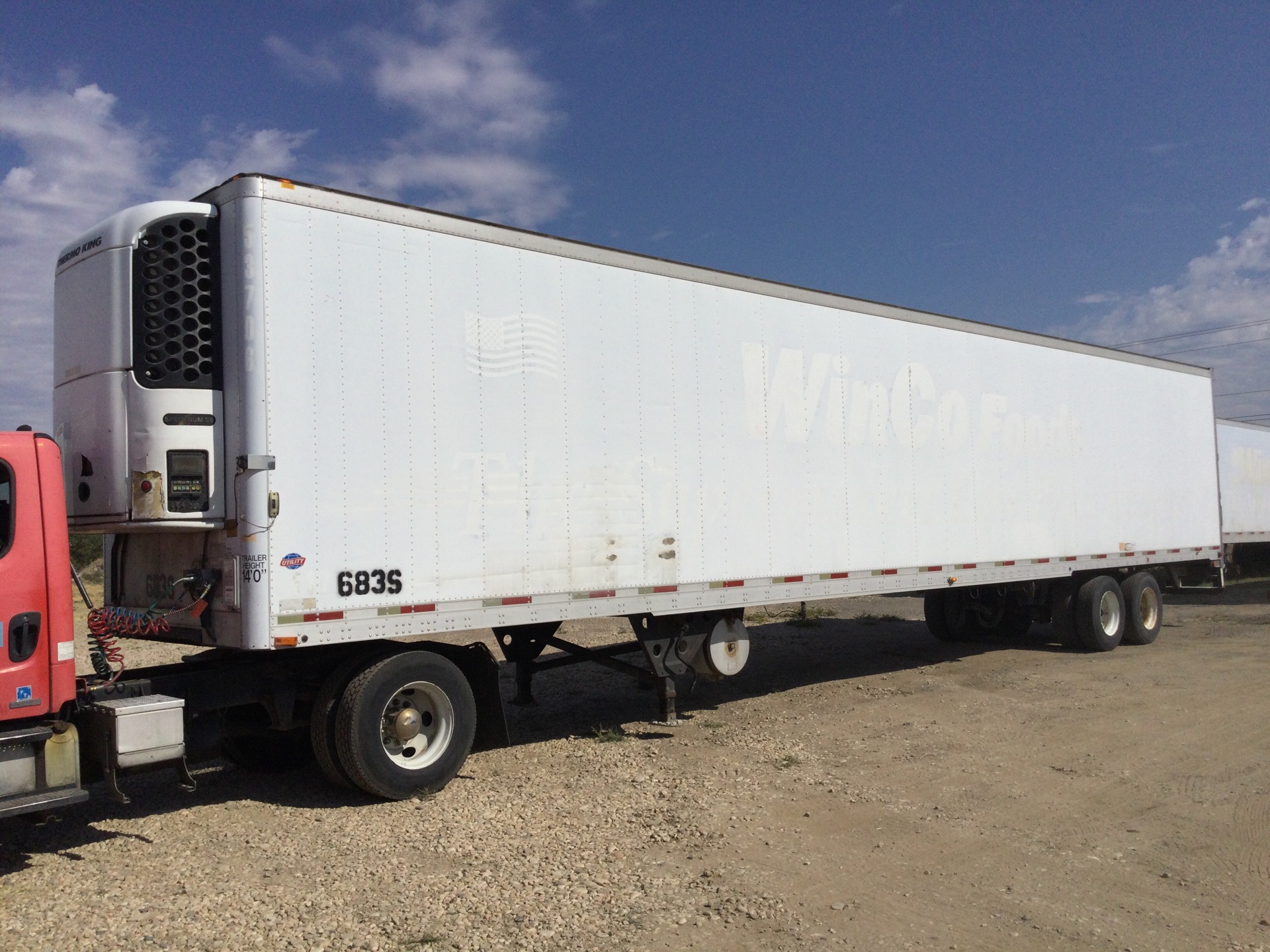 2007 Utility VS2RA 53 ft x 102 in T/A Refrigerated Trailer