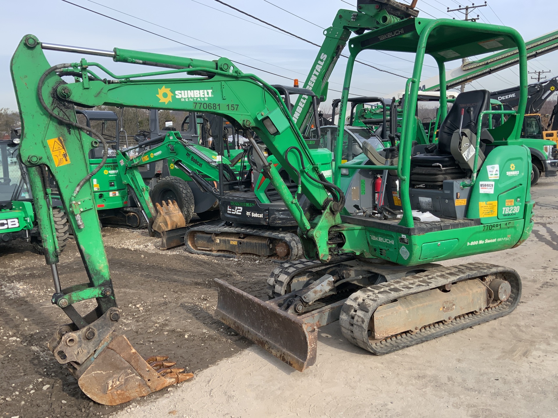 2015 Takeuchi TB230 Mini Excavator