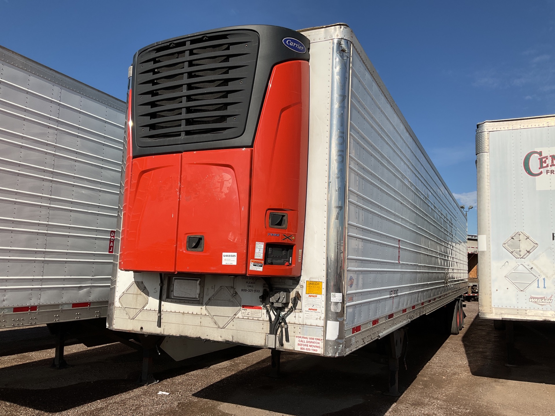 2014 Utility 53 ft T/A Refrigerated Trailer