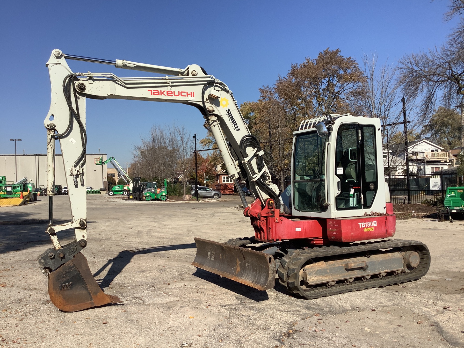 2014 Takeuchi TB180FR Mini Excavator