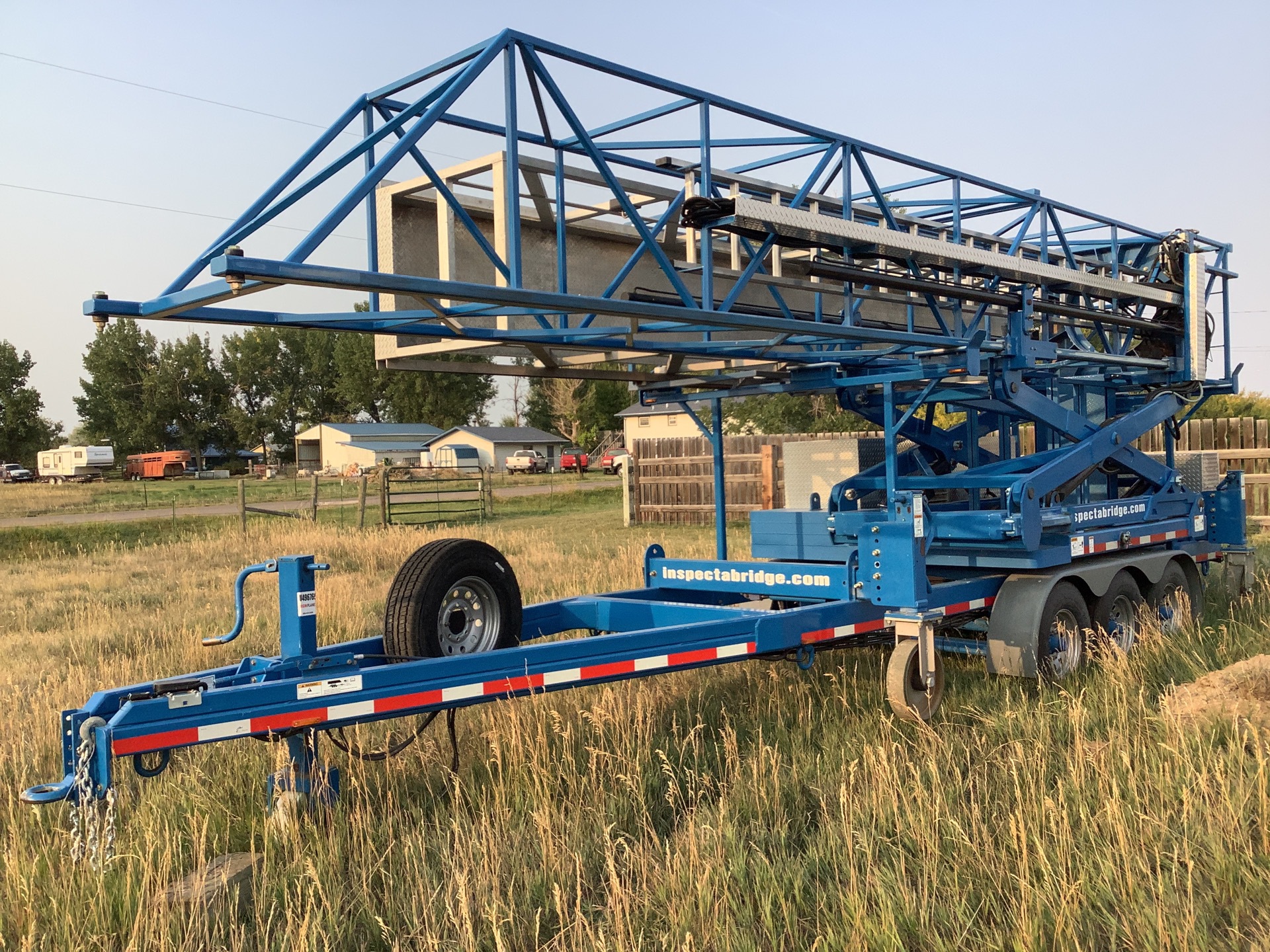 2019 Anderson HP-35 Hydraulic Bridge Inspection Trailer