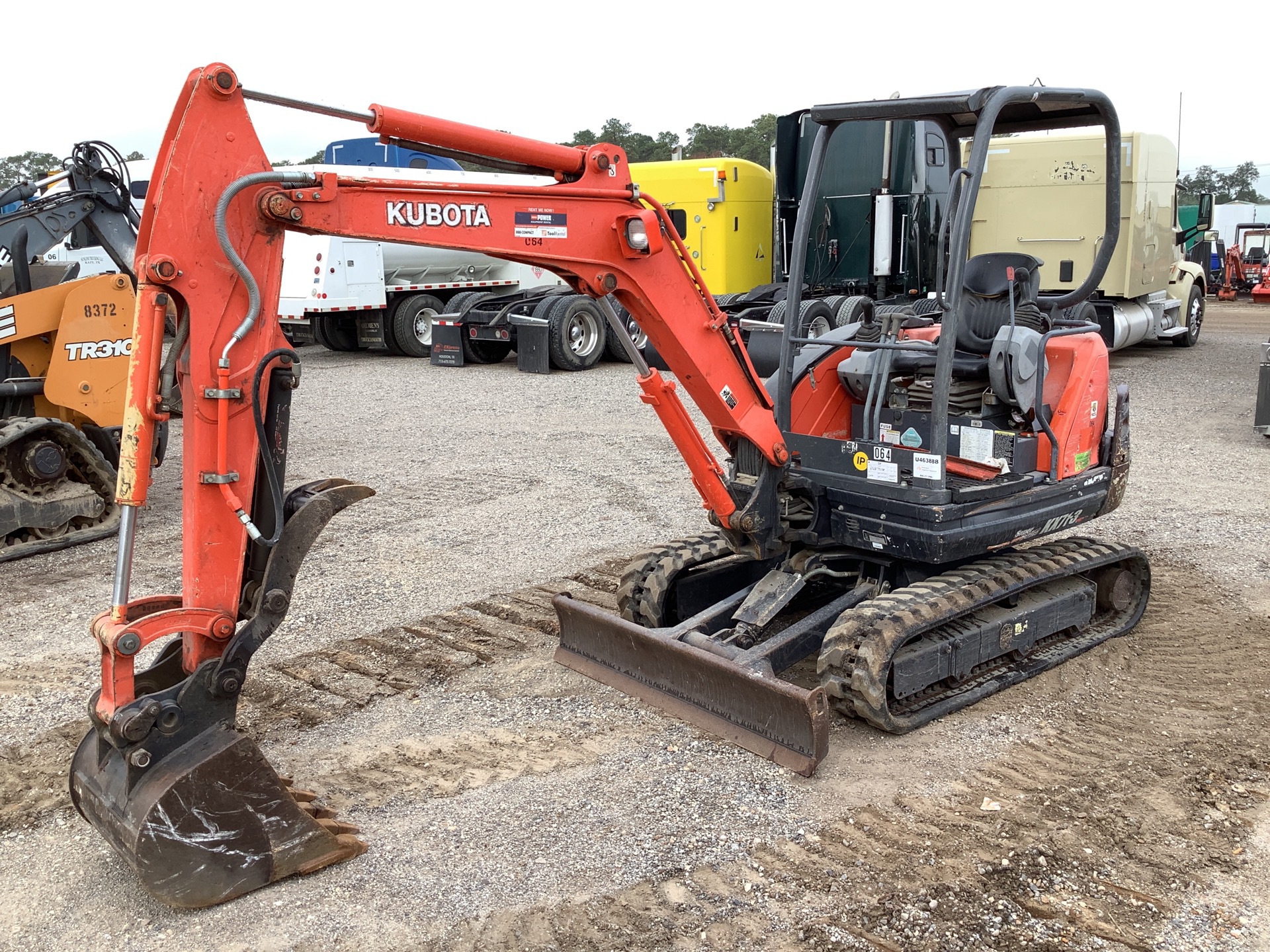 2016 Kubota KX71-3S Mini Excavator