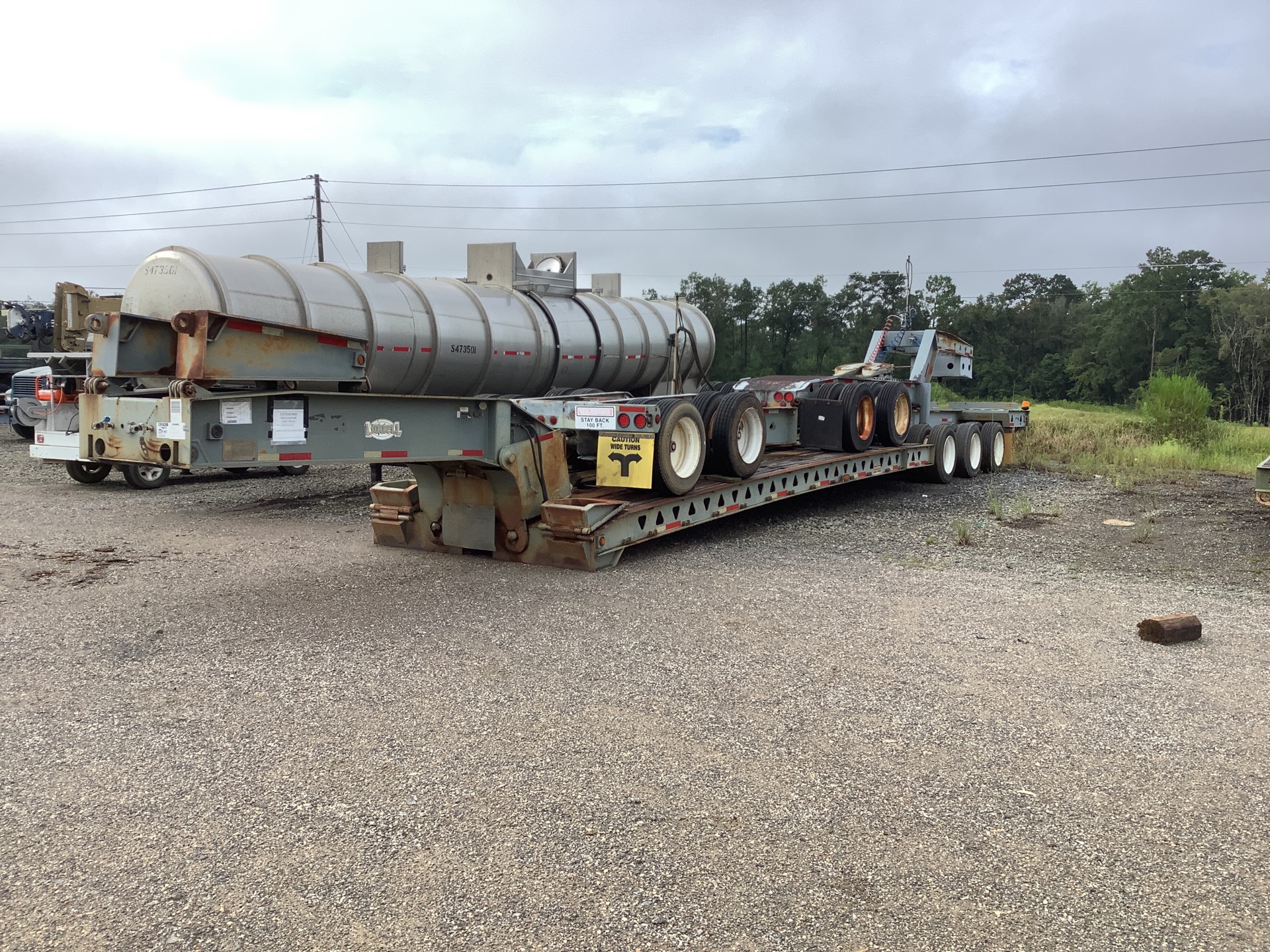 1992 Trail King TK126HED-633 Lowboy Trailer