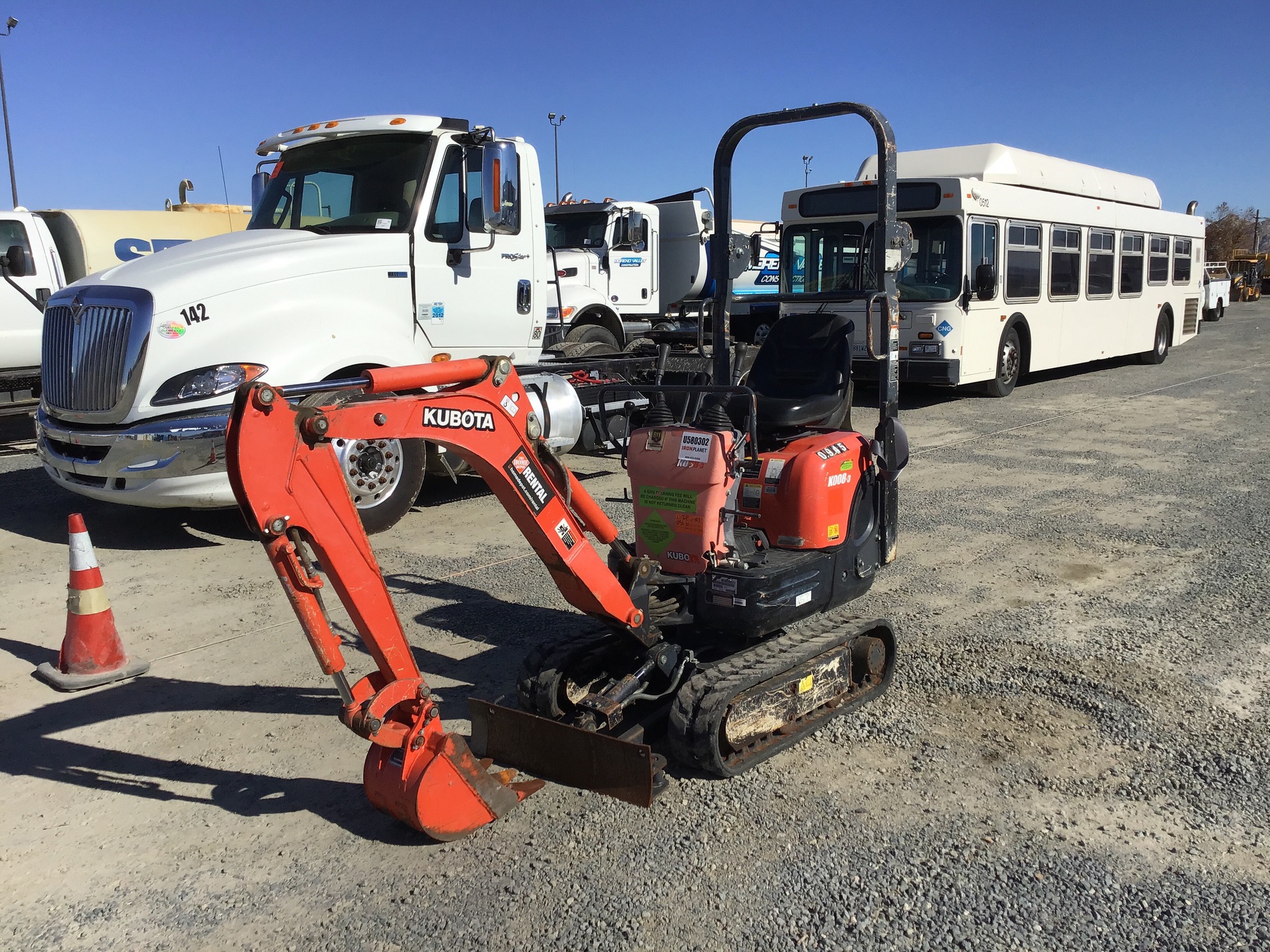 2015 Kubota K008-3 Mini Excavator