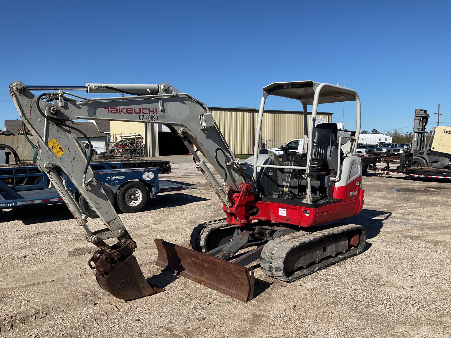 2015 Takeuchi TB240 Mini Excavator