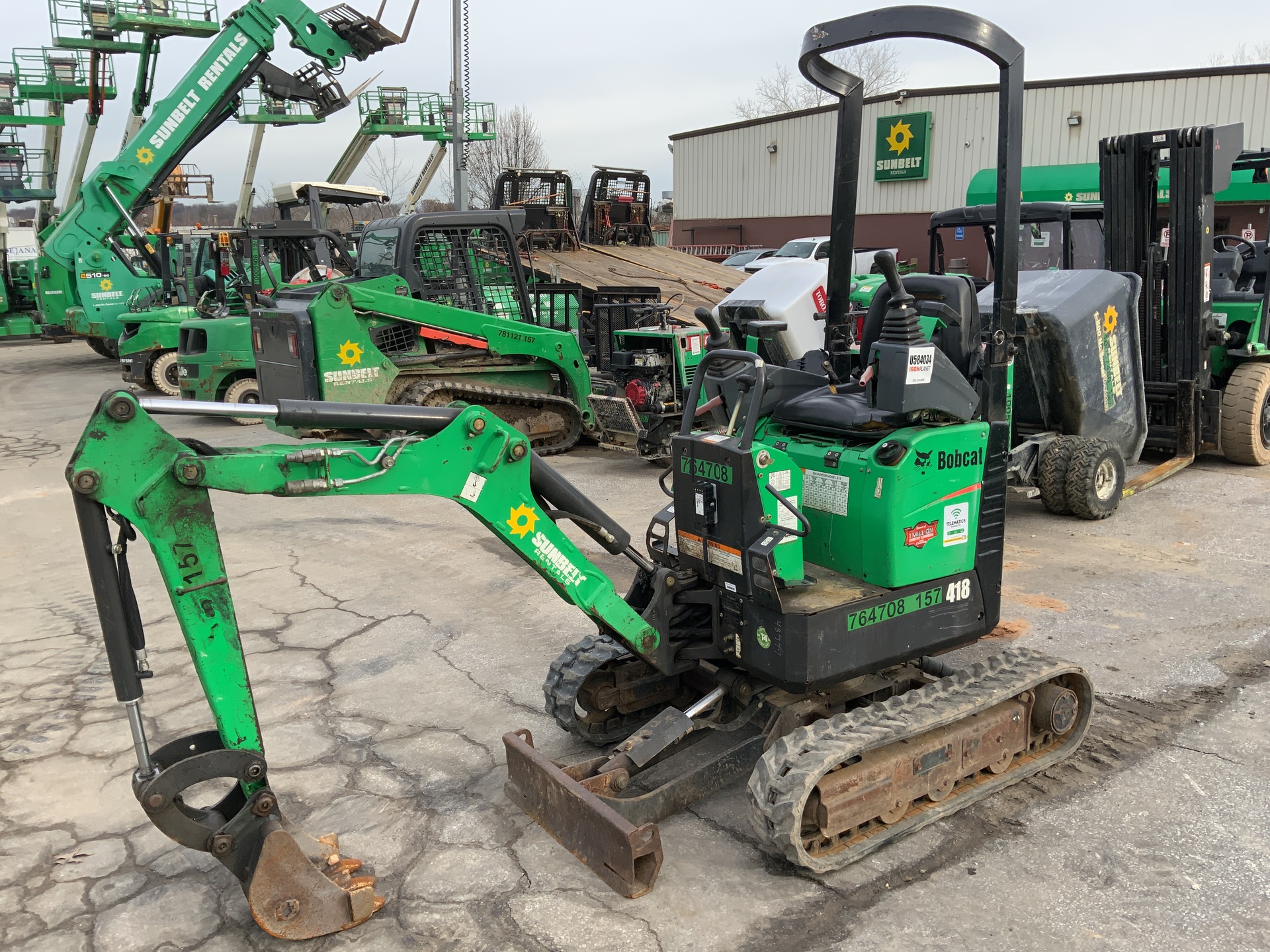 2015 Bobcat 418 Hydraulic VG Mini Excavator