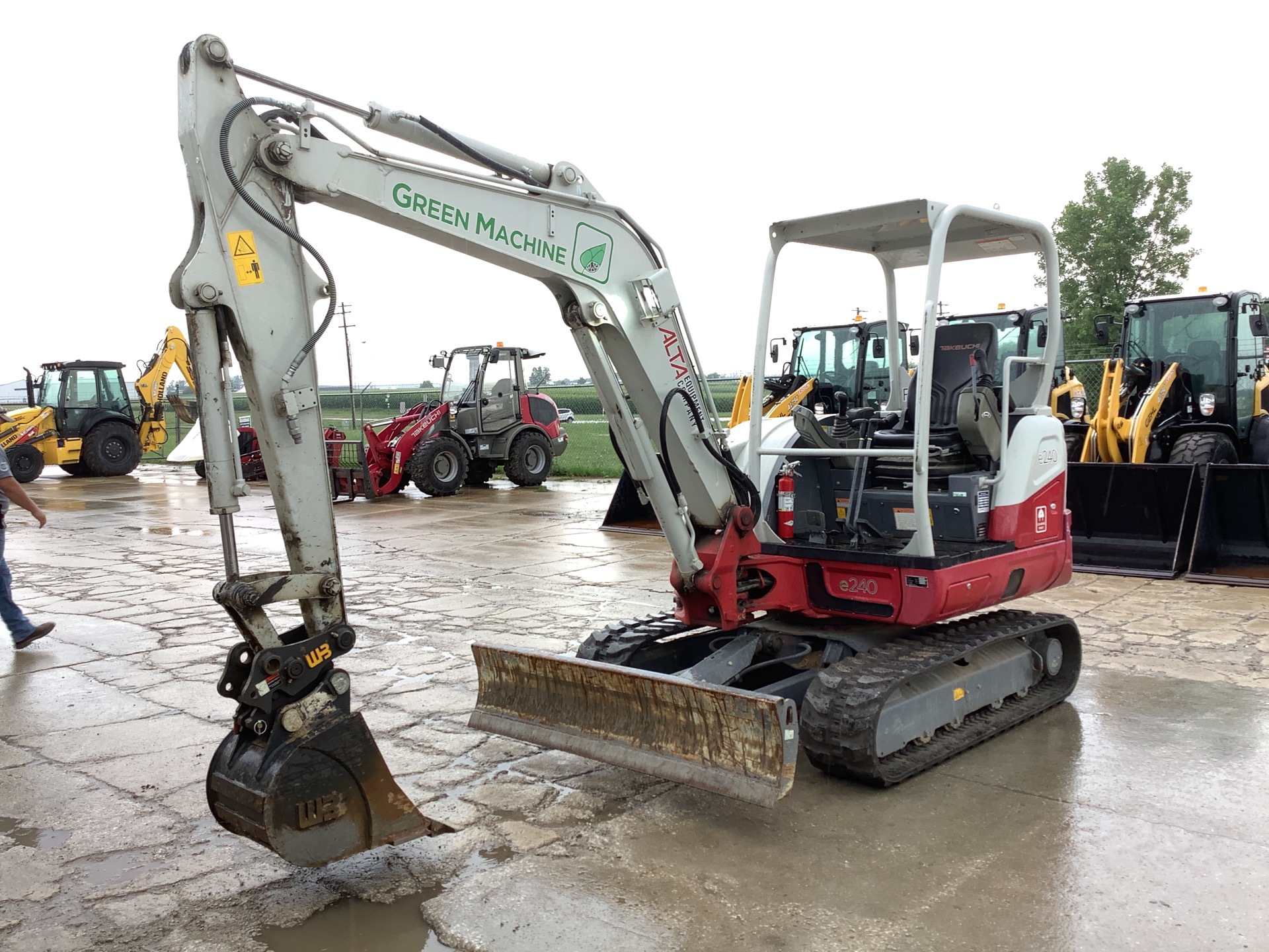 2018 Green Machine E240 Electric Mini Excavator