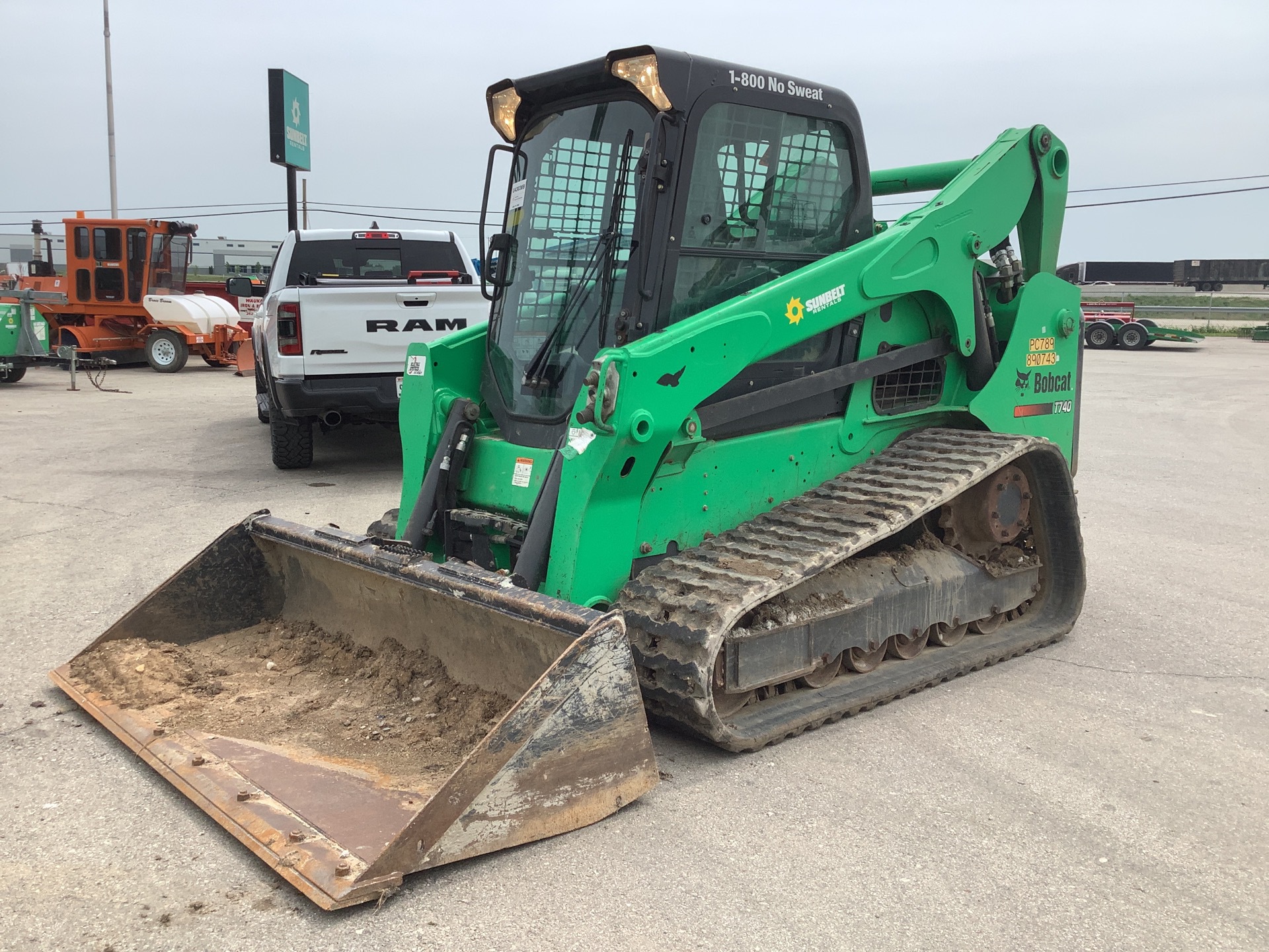 2016 Bobcat T740 Compact Track Loader