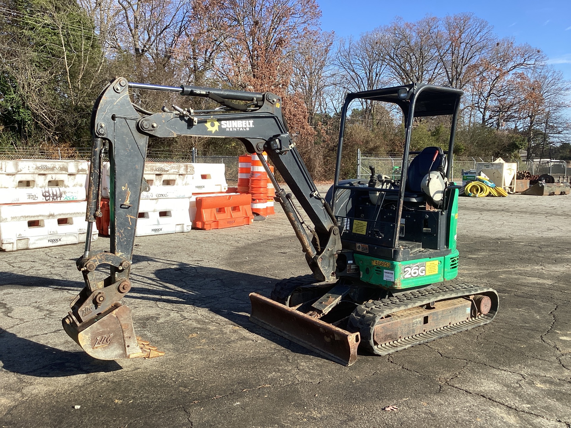 2015 John Deere 26G Mini Excavator