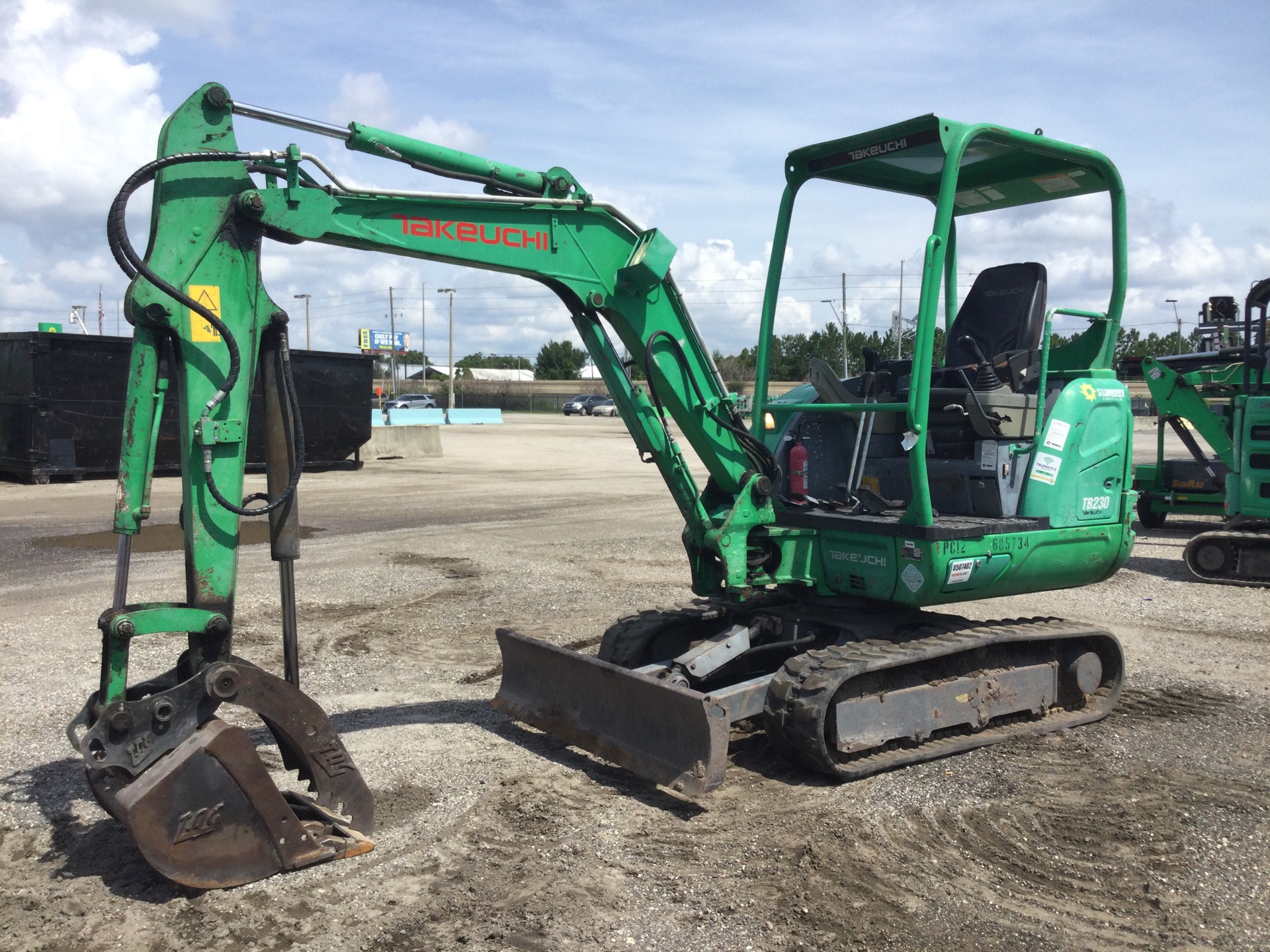 2015 Takeuchi TB230 Mini Excavator