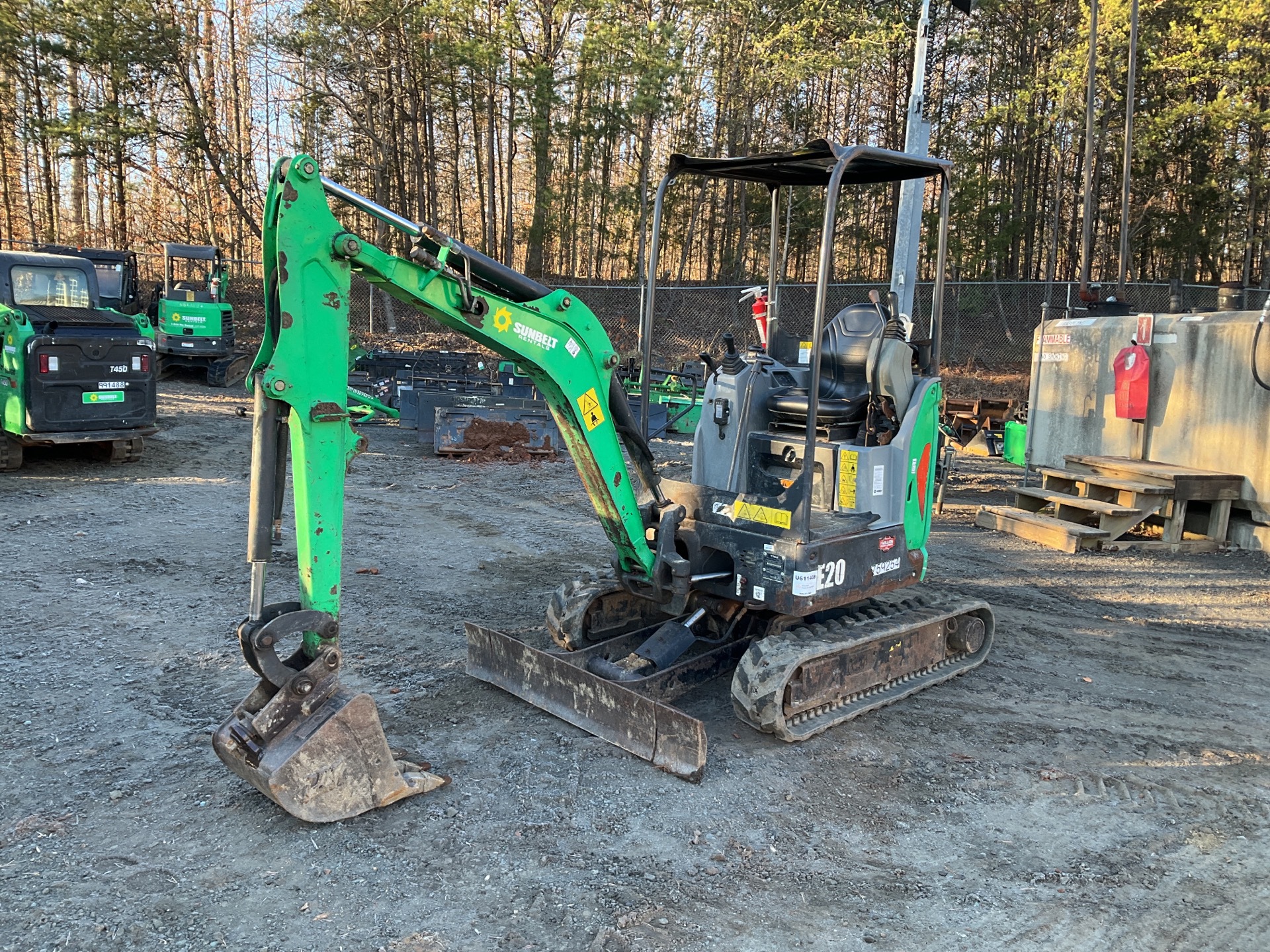 2015 Bobcat E20 Mini Excavator