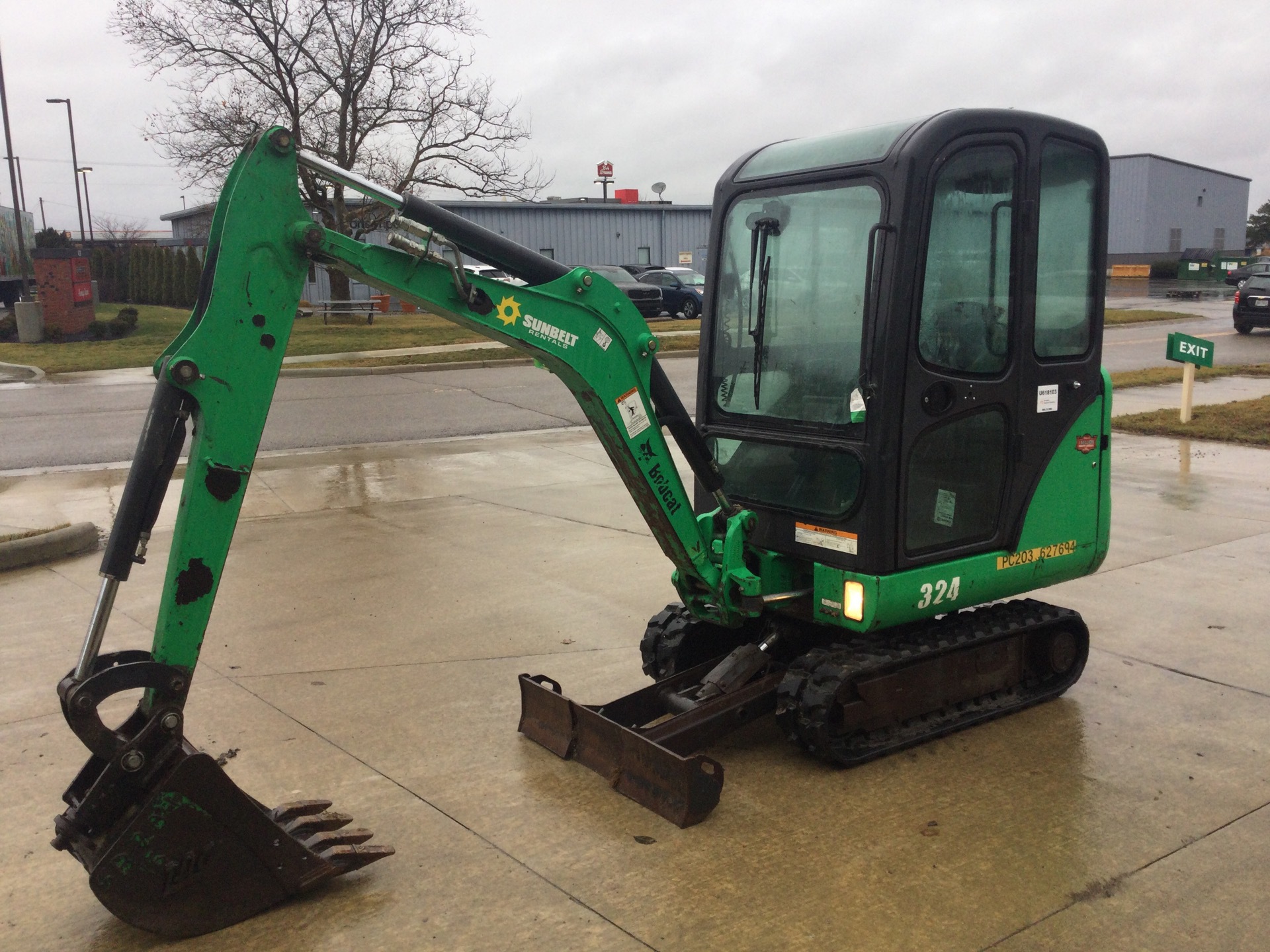 2014 Bobcat 324 Mini Excavator