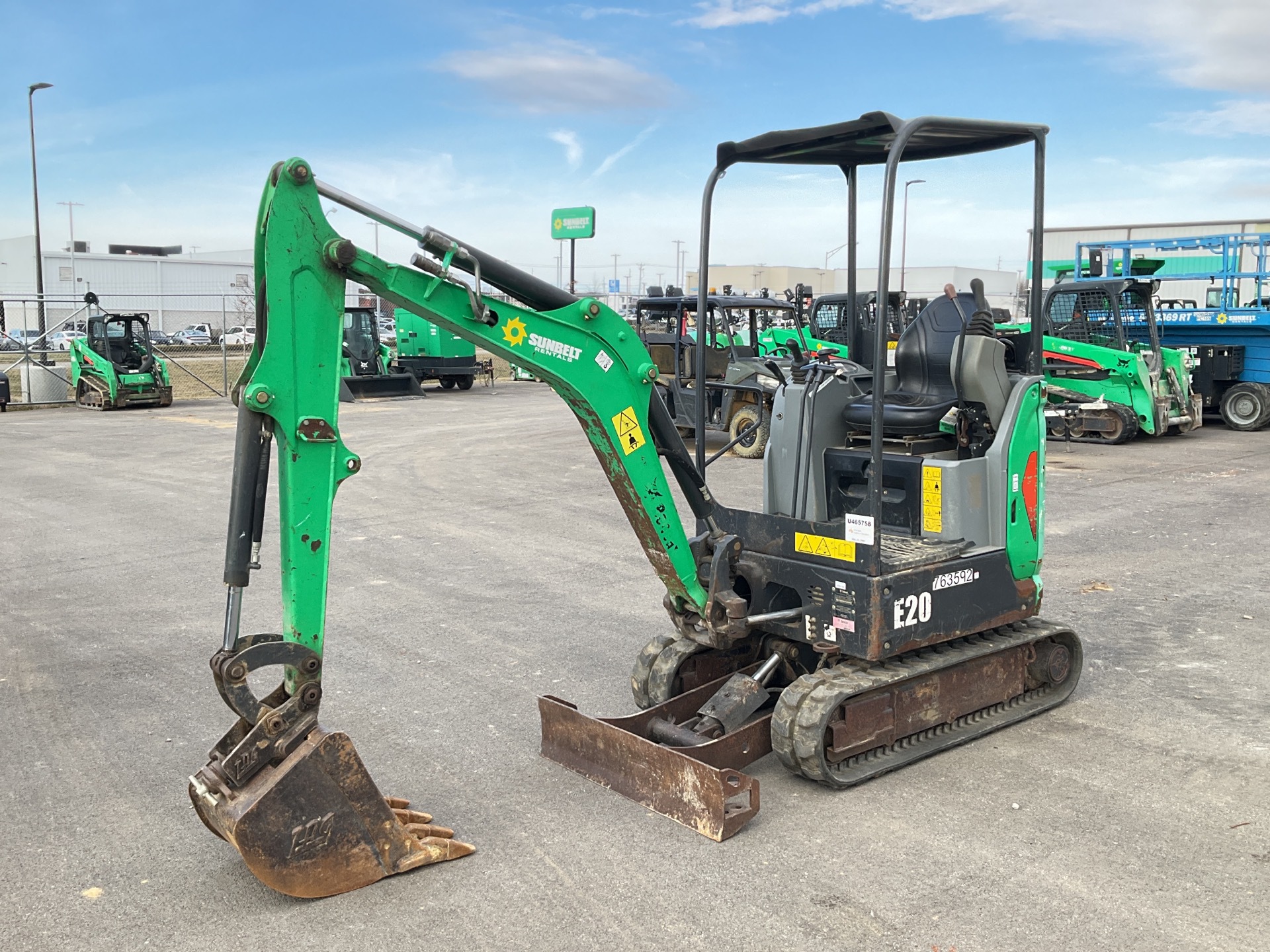 2015 Bobcat E20 Mini Excavator